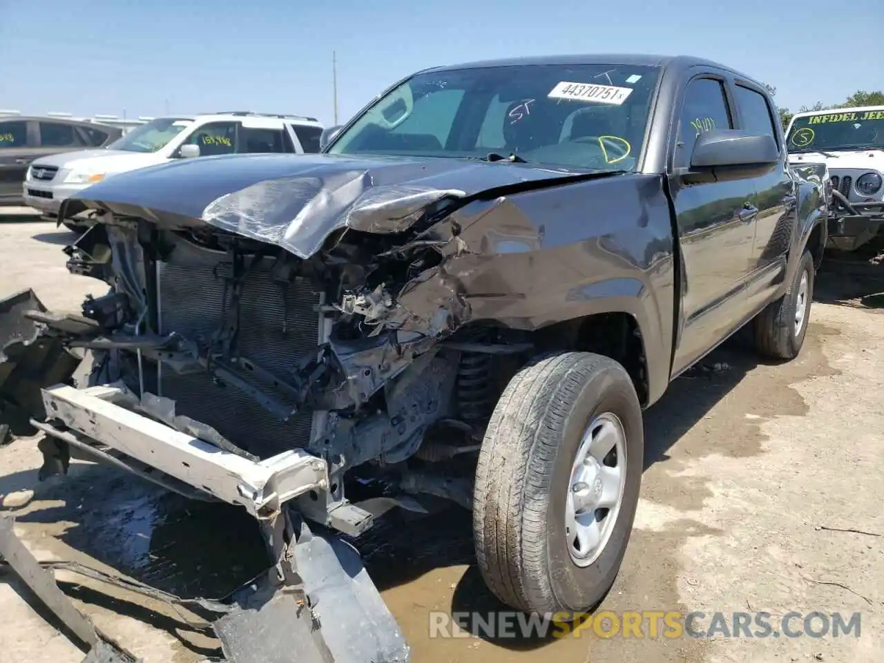 2 Photograph of a damaged car 5TFAX5GN6LX175458 TOYOTA TACOMA 2020