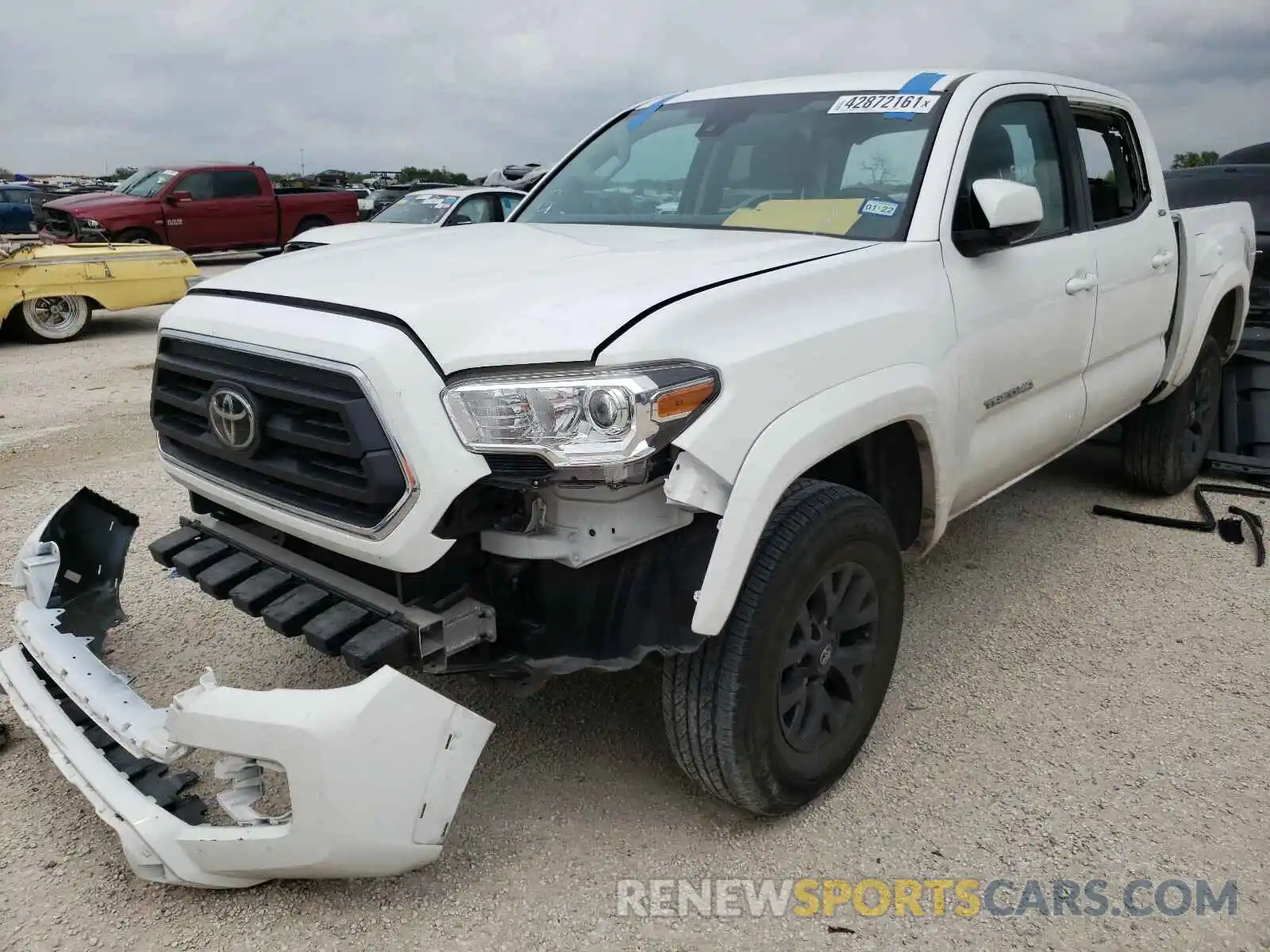 2 Photograph of a damaged car 5TFAX5GN6LX177534 TOYOTA TACOMA 2020