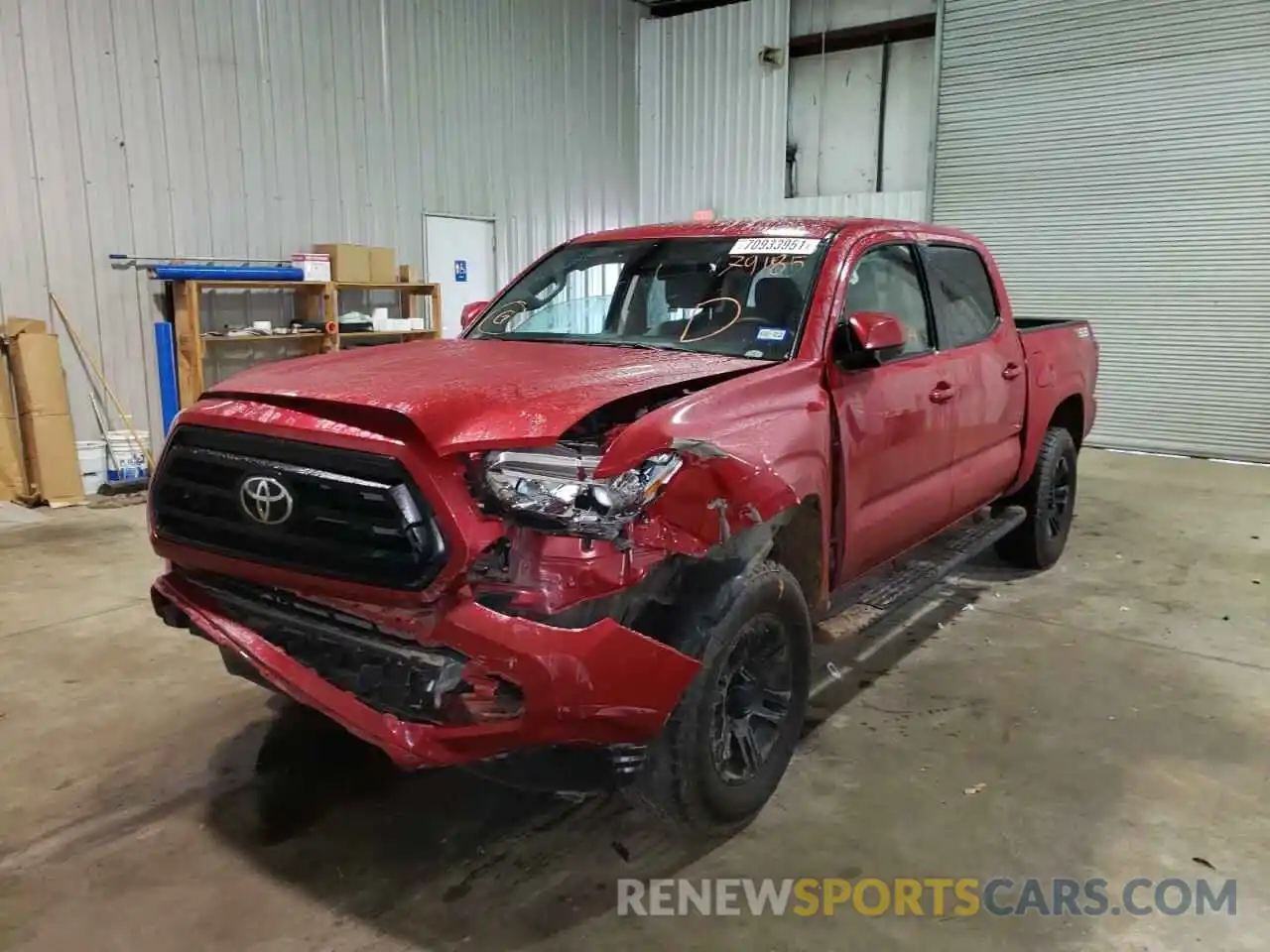 2 Photograph of a damaged car 5TFAX5GN6LX179185 TOYOTA TACOMA 2020