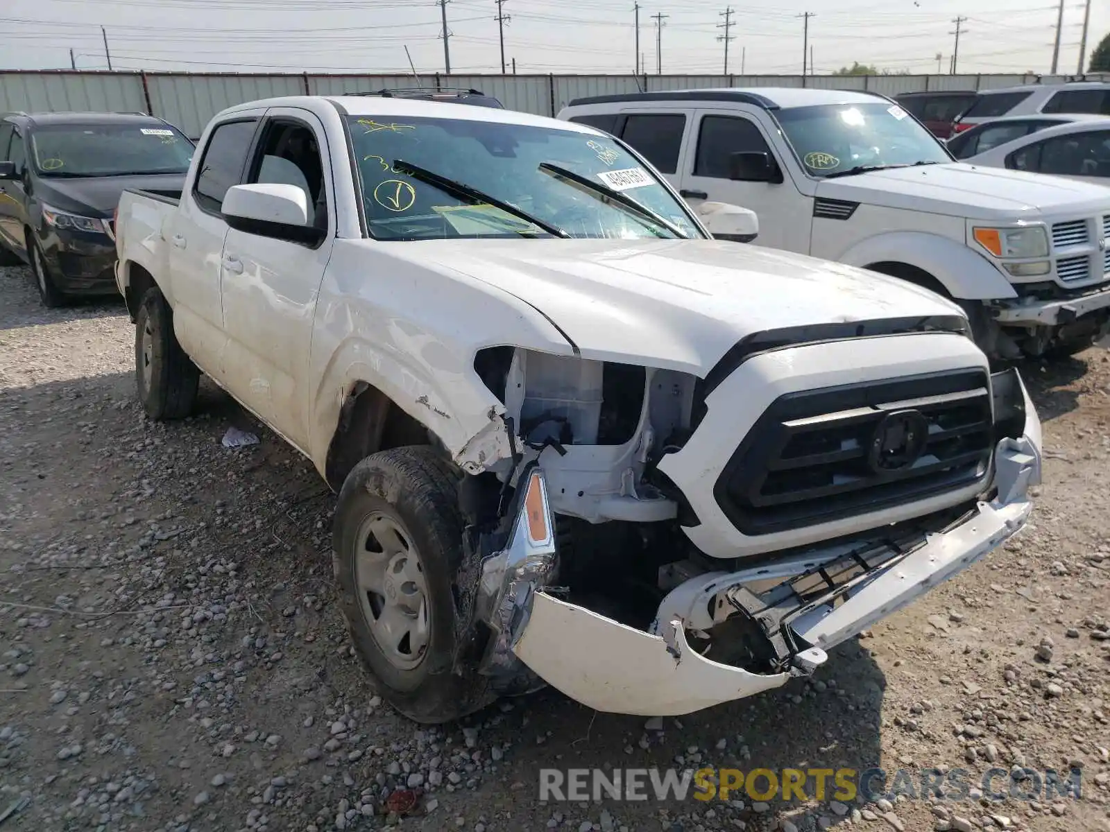 1 Photograph of a damaged car 5TFAX5GN6LX181809 TOYOTA TACOMA 2020