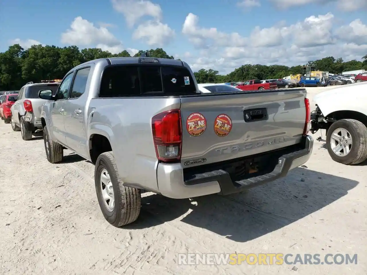 3 Photograph of a damaged car 5TFAX5GN6LX183592 TOYOTA TACOMA 2020