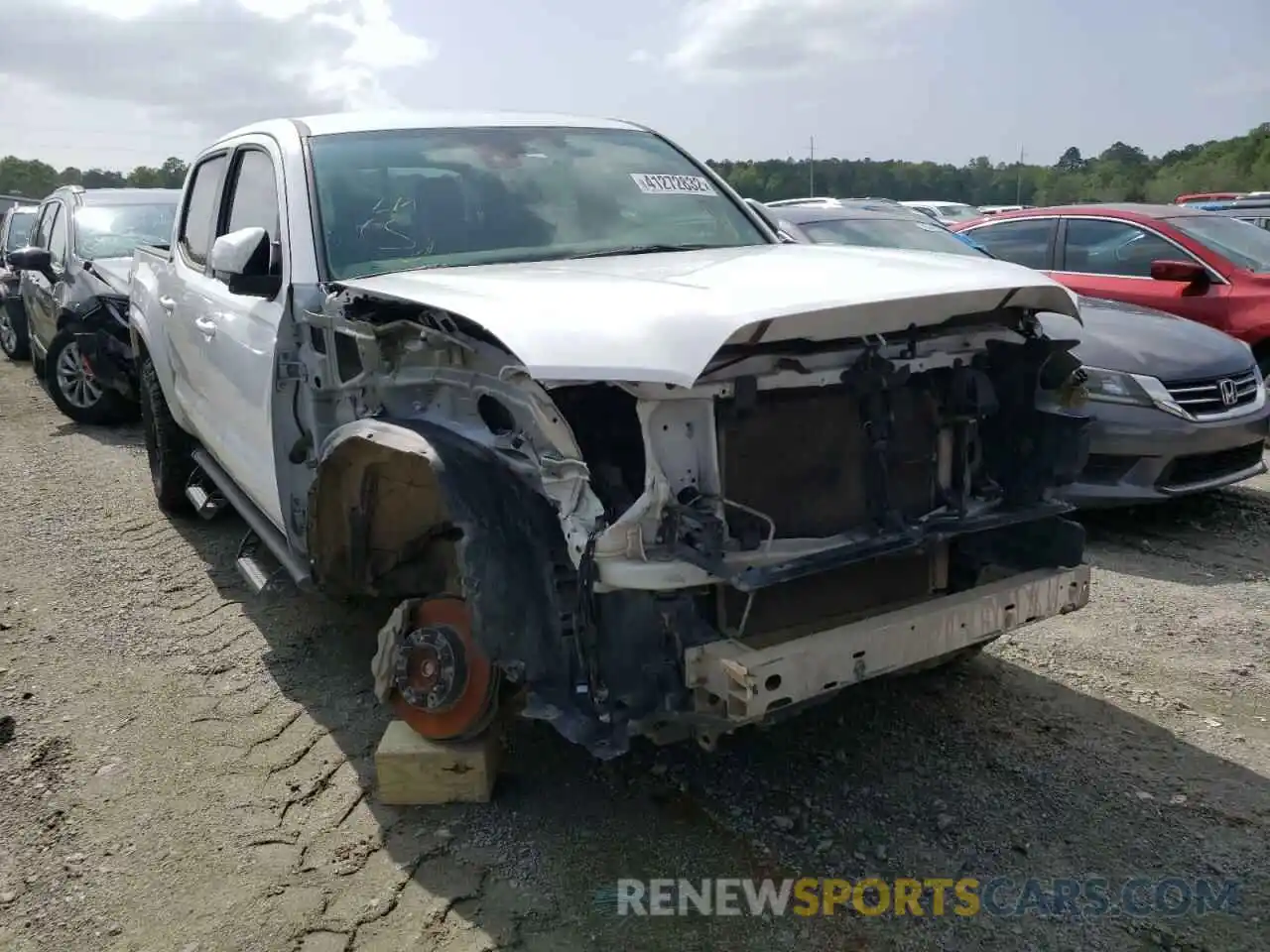 1 Photograph of a damaged car 5TFAX5GN6LX185472 TOYOTA TACOMA 2020