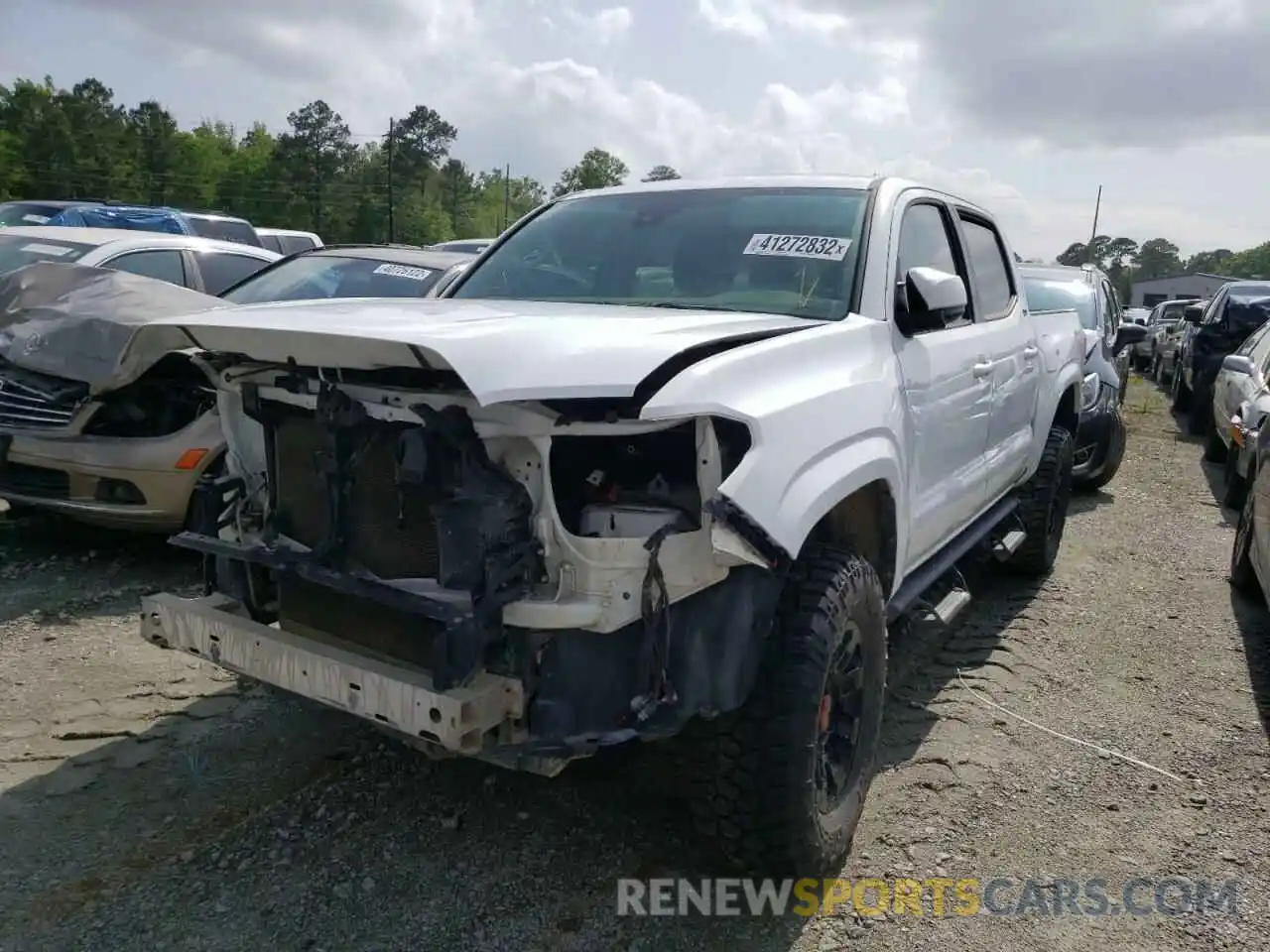 2 Photograph of a damaged car 5TFAX5GN6LX185472 TOYOTA TACOMA 2020