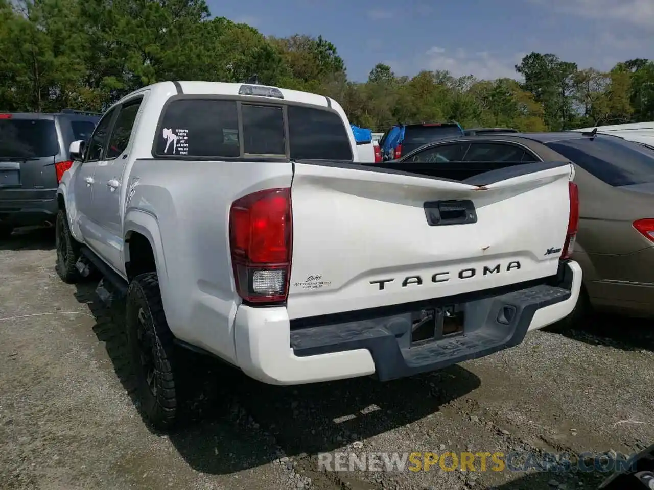 3 Photograph of a damaged car 5TFAX5GN6LX185472 TOYOTA TACOMA 2020