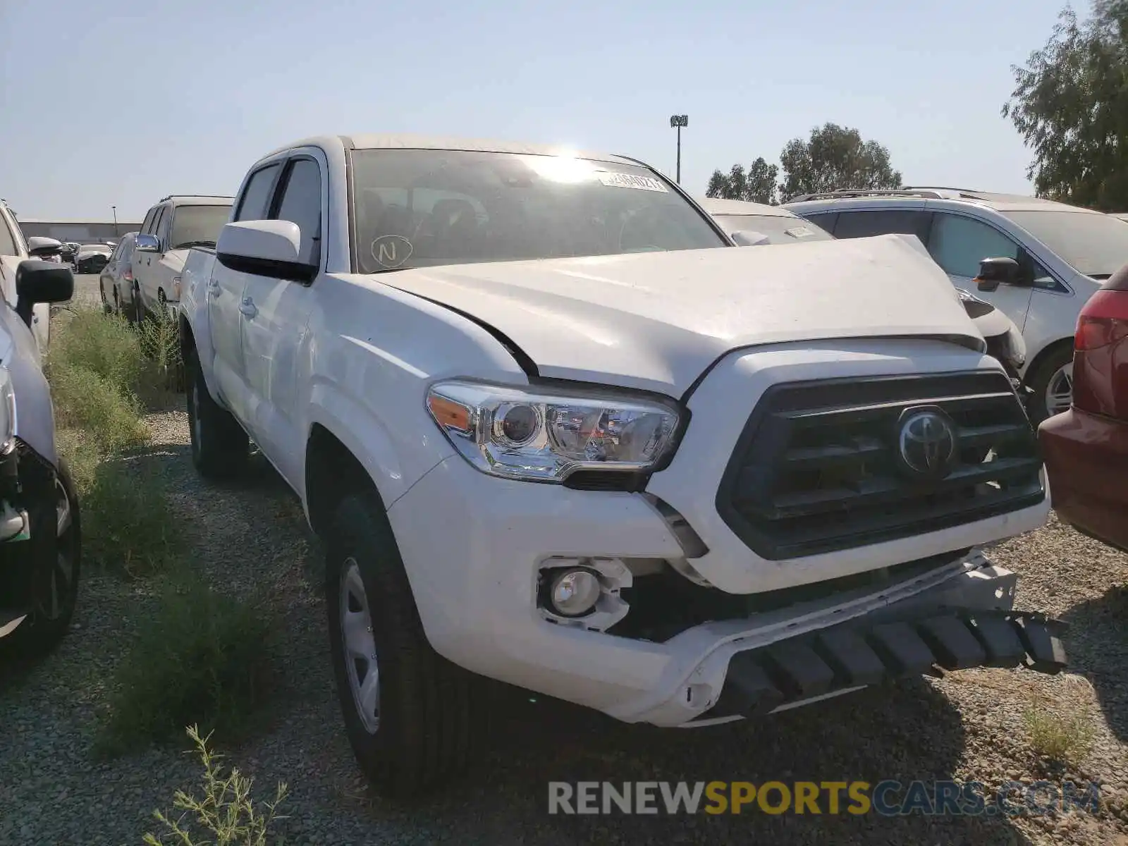 1 Photograph of a damaged car 5TFAX5GN6LX186136 TOYOTA TACOMA 2020