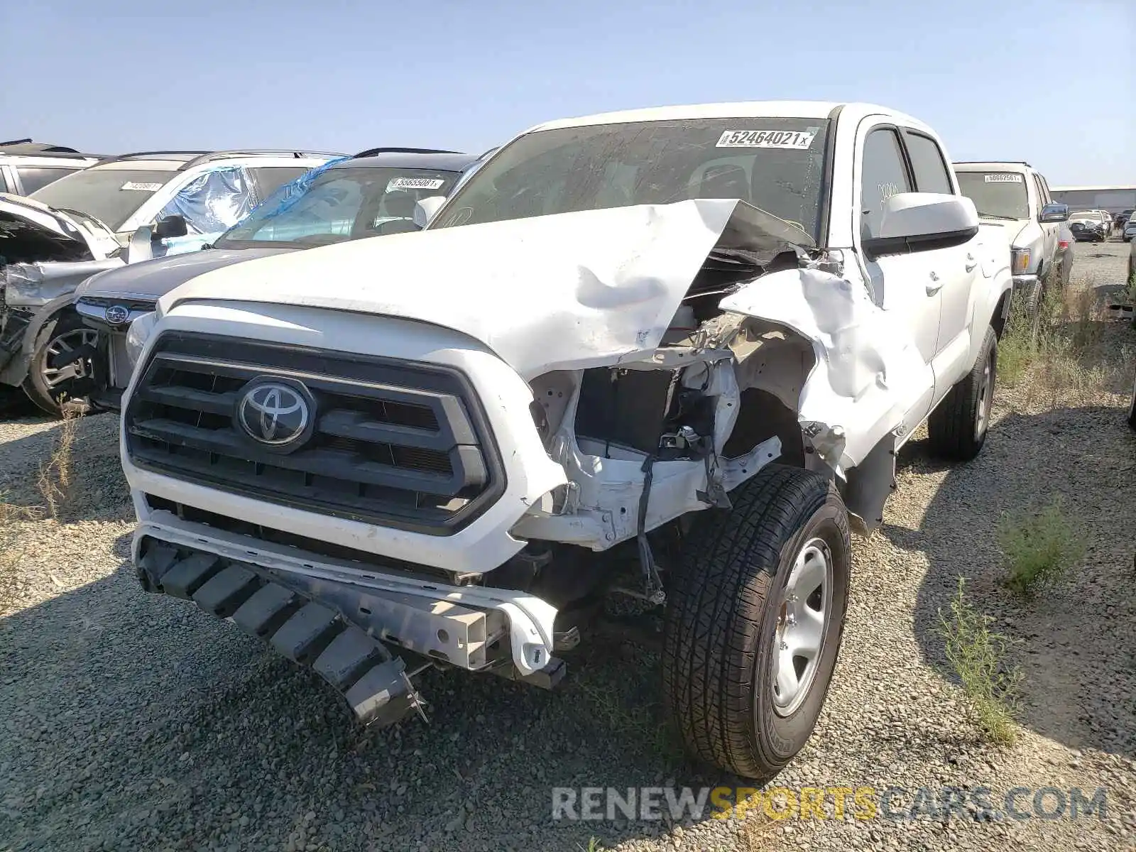 2 Photograph of a damaged car 5TFAX5GN6LX186136 TOYOTA TACOMA 2020