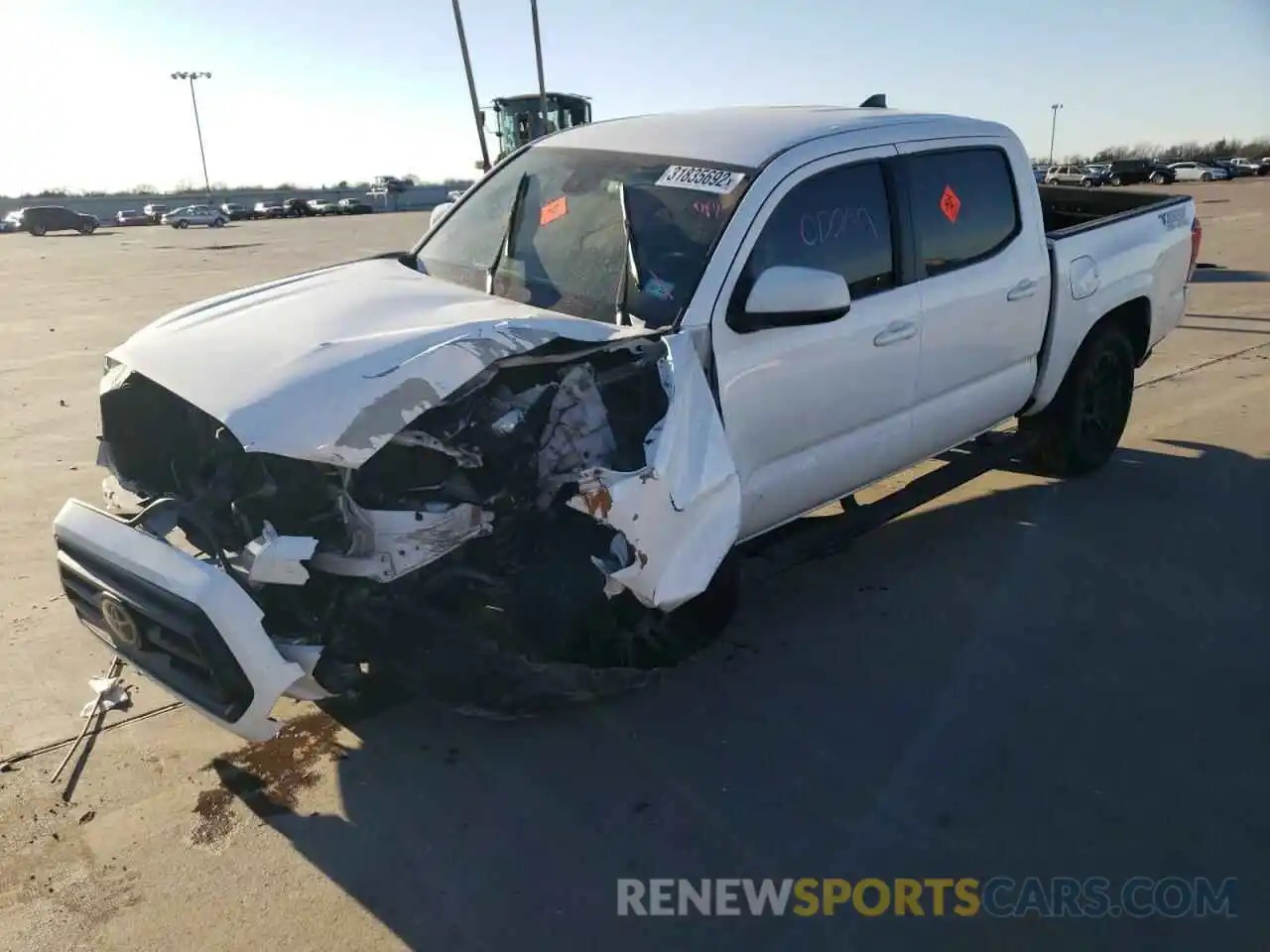 2 Photograph of a damaged car 5TFAX5GN6LX187545 TOYOTA TACOMA 2020