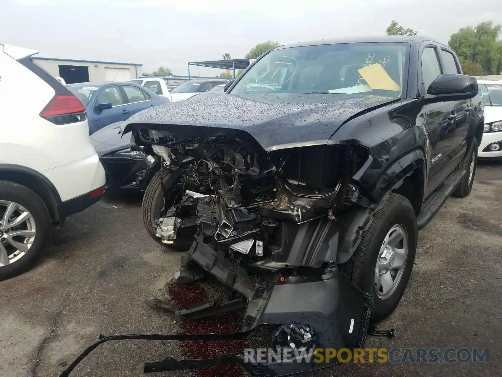 2 Photograph of a damaged car 5TFAX5GN7LX166560 TOYOTA TACOMA 2020