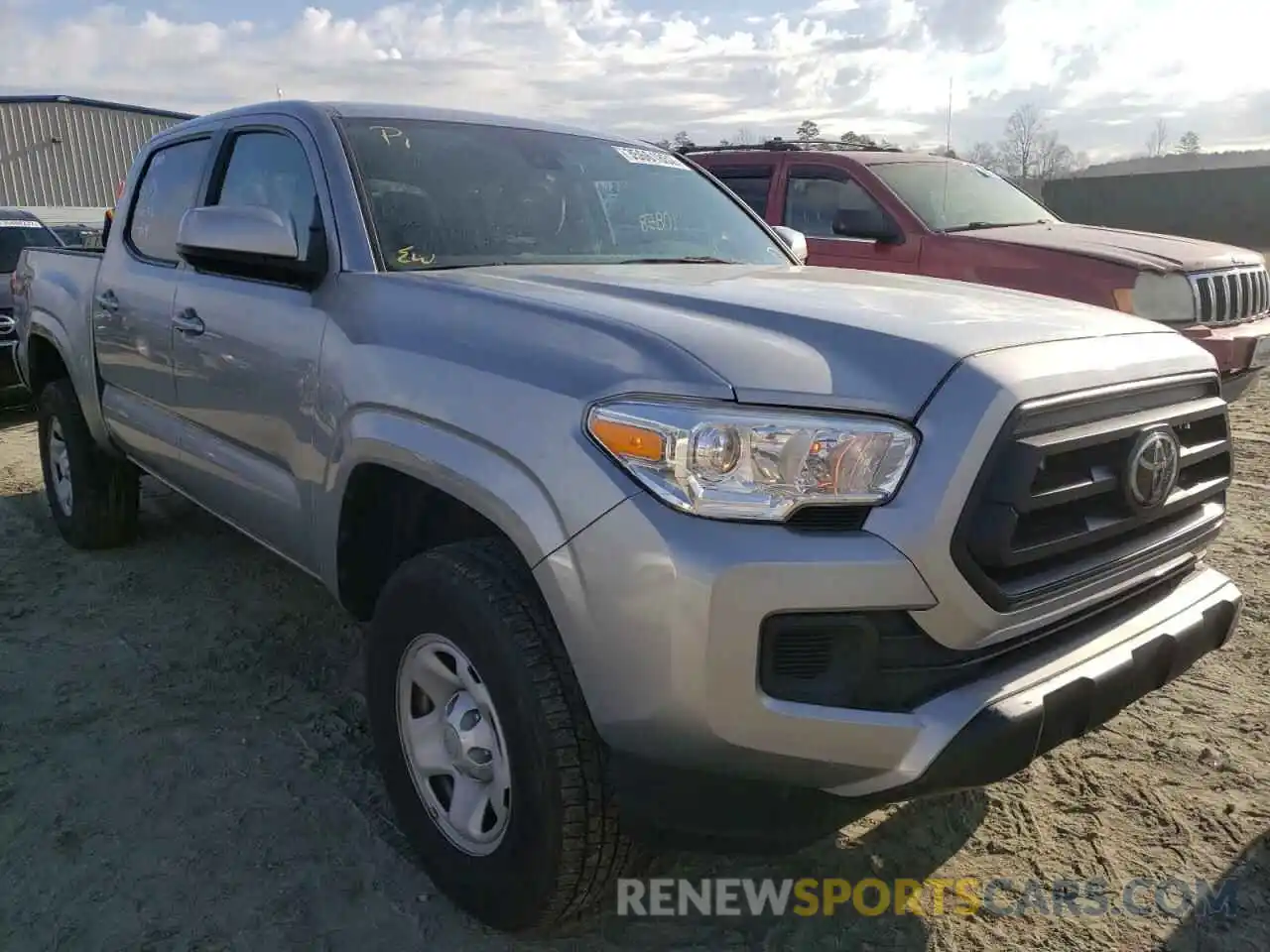 1 Photograph of a damaged car 5TFAX5GN7LX166719 TOYOTA TACOMA 2020