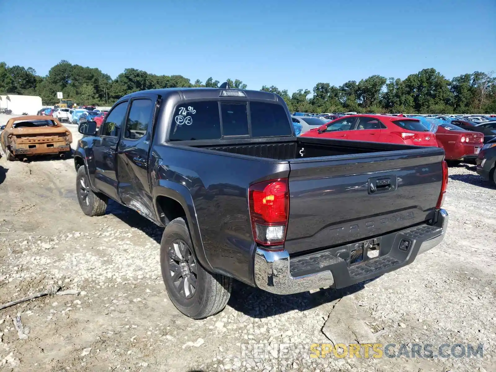 3 Photograph of a damaged car 5TFAX5GN7LX167496 TOYOTA TACOMA 2020