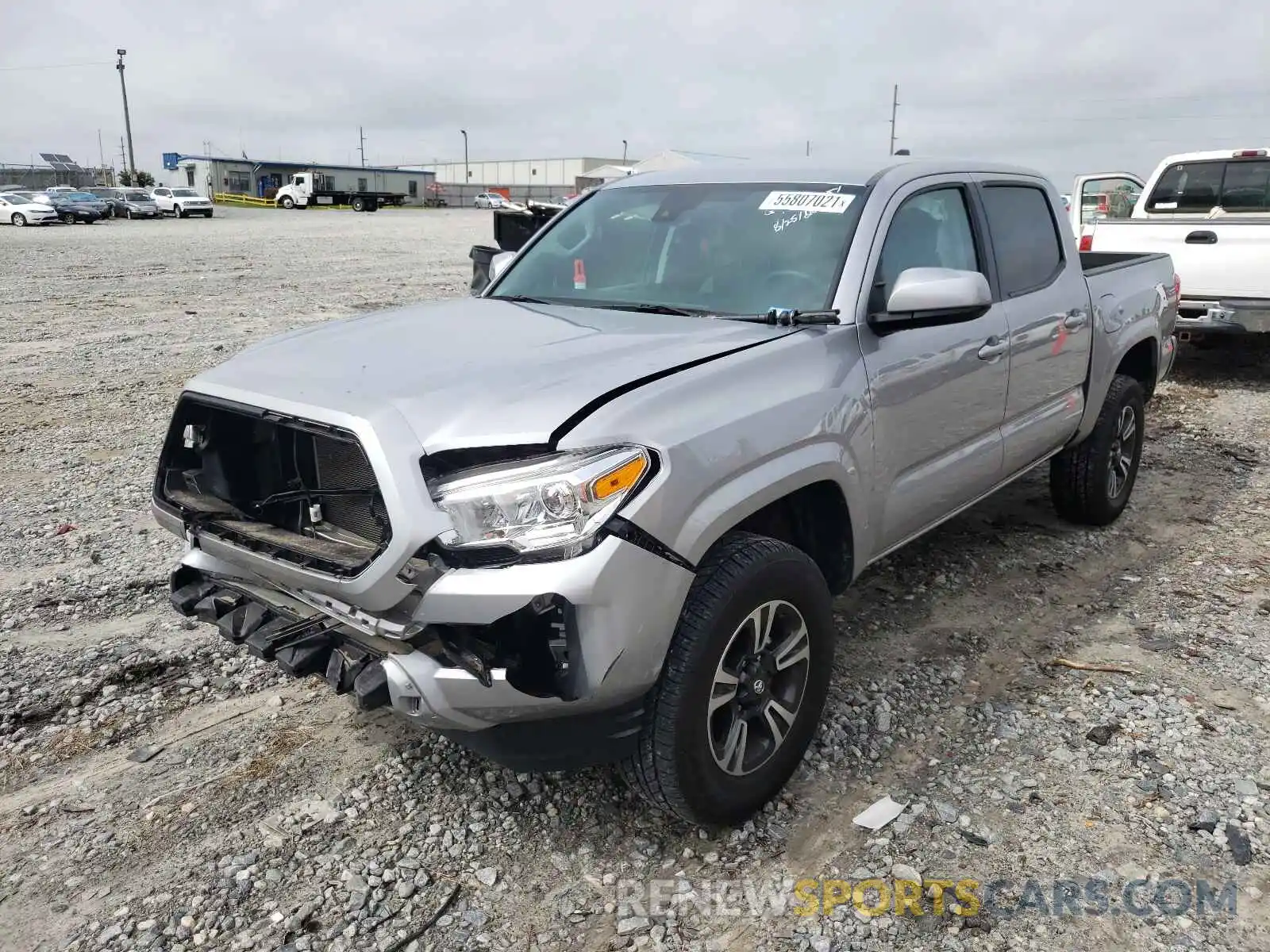 2 Photograph of a damaged car 5TFAX5GN7LX172052 TOYOTA TACOMA 2020