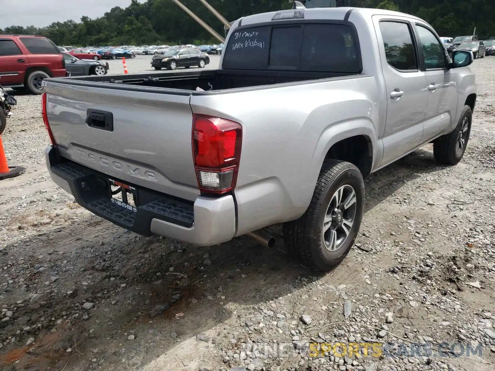 4 Photograph of a damaged car 5TFAX5GN7LX172052 TOYOTA TACOMA 2020