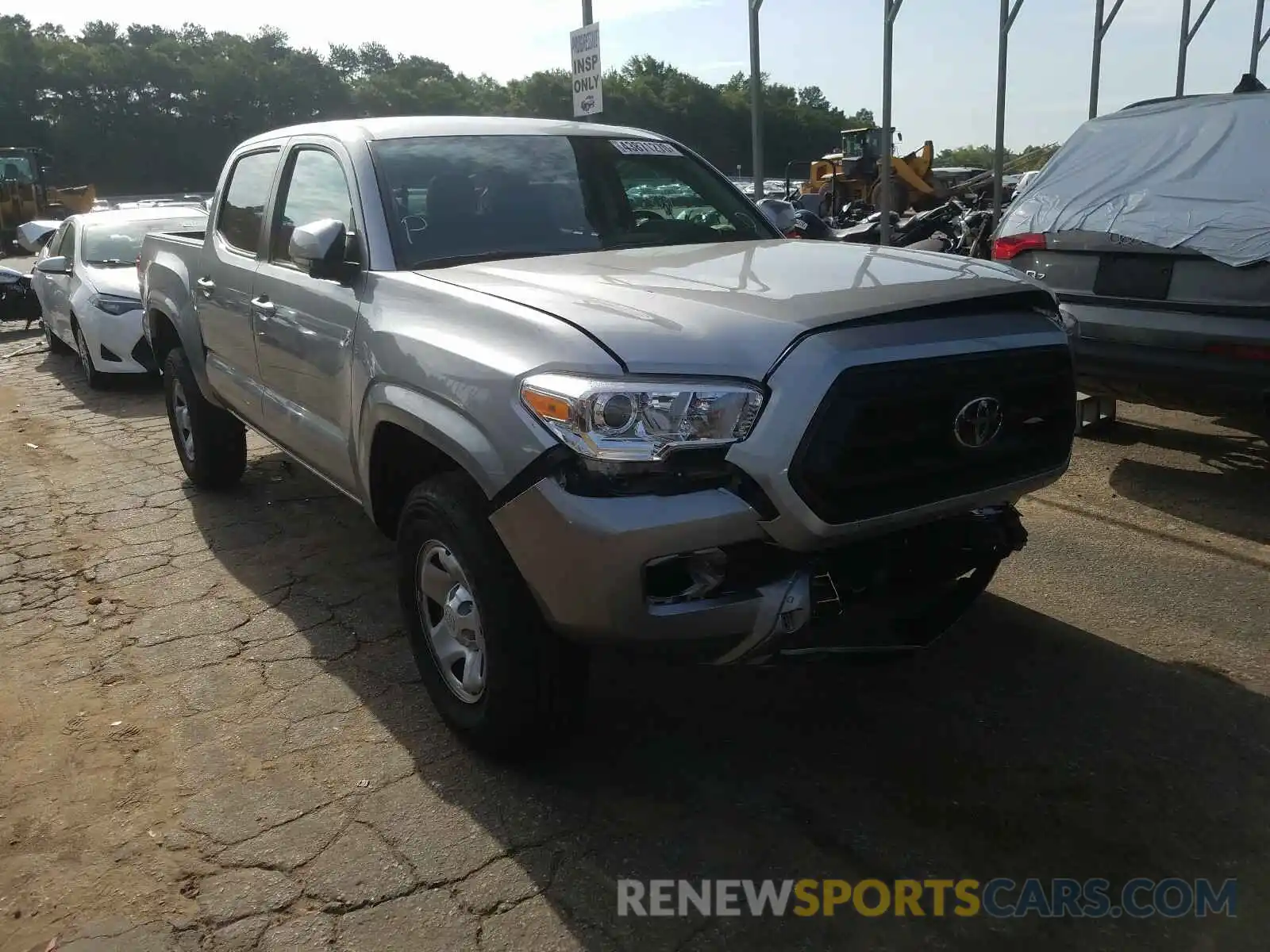 1 Photograph of a damaged car 5TFAX5GN7LX178109 TOYOTA TACOMA 2020