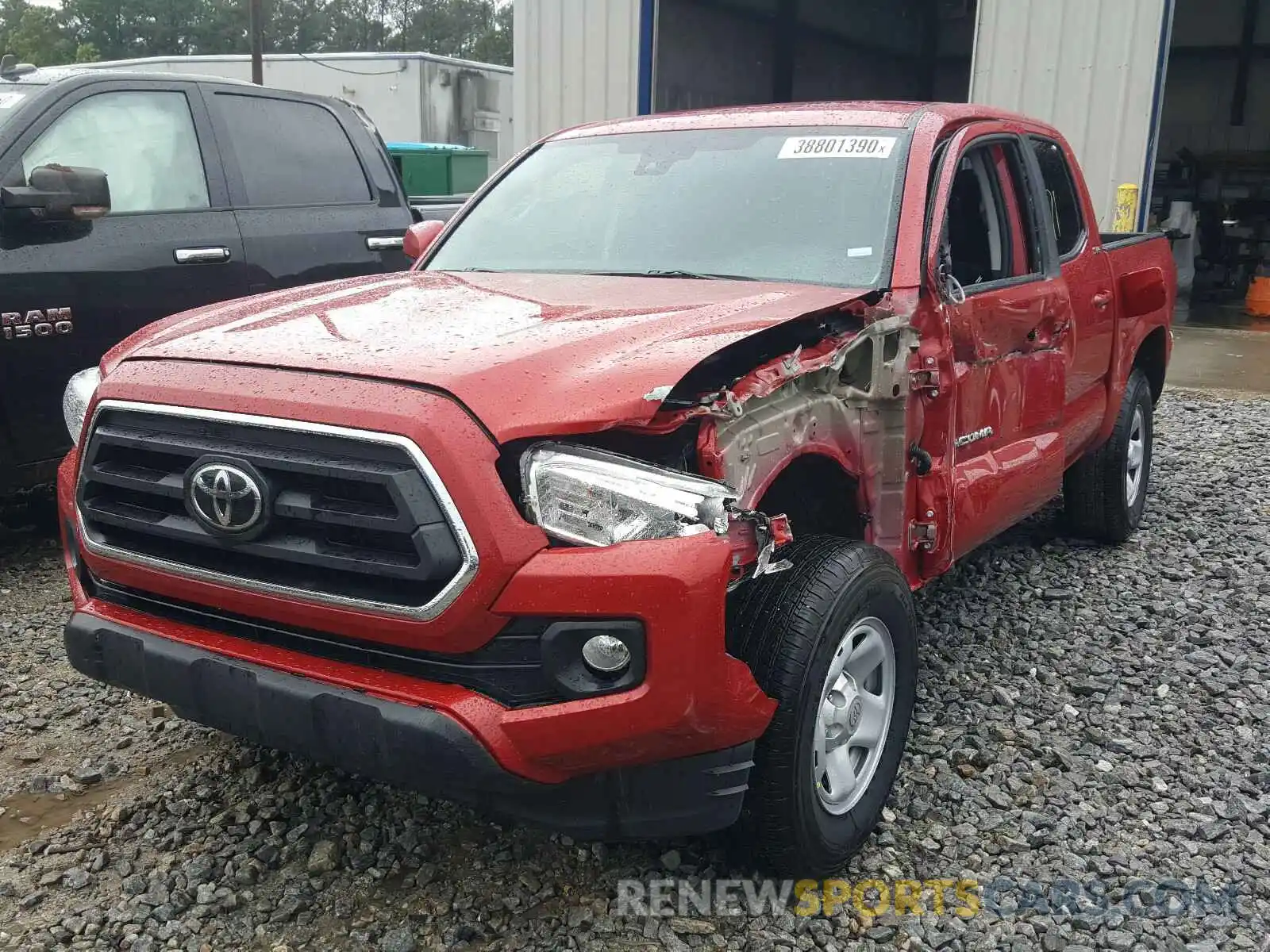 2 Photograph of a damaged car 5TFAX5GN7LX178353 TOYOTA TACOMA 2020