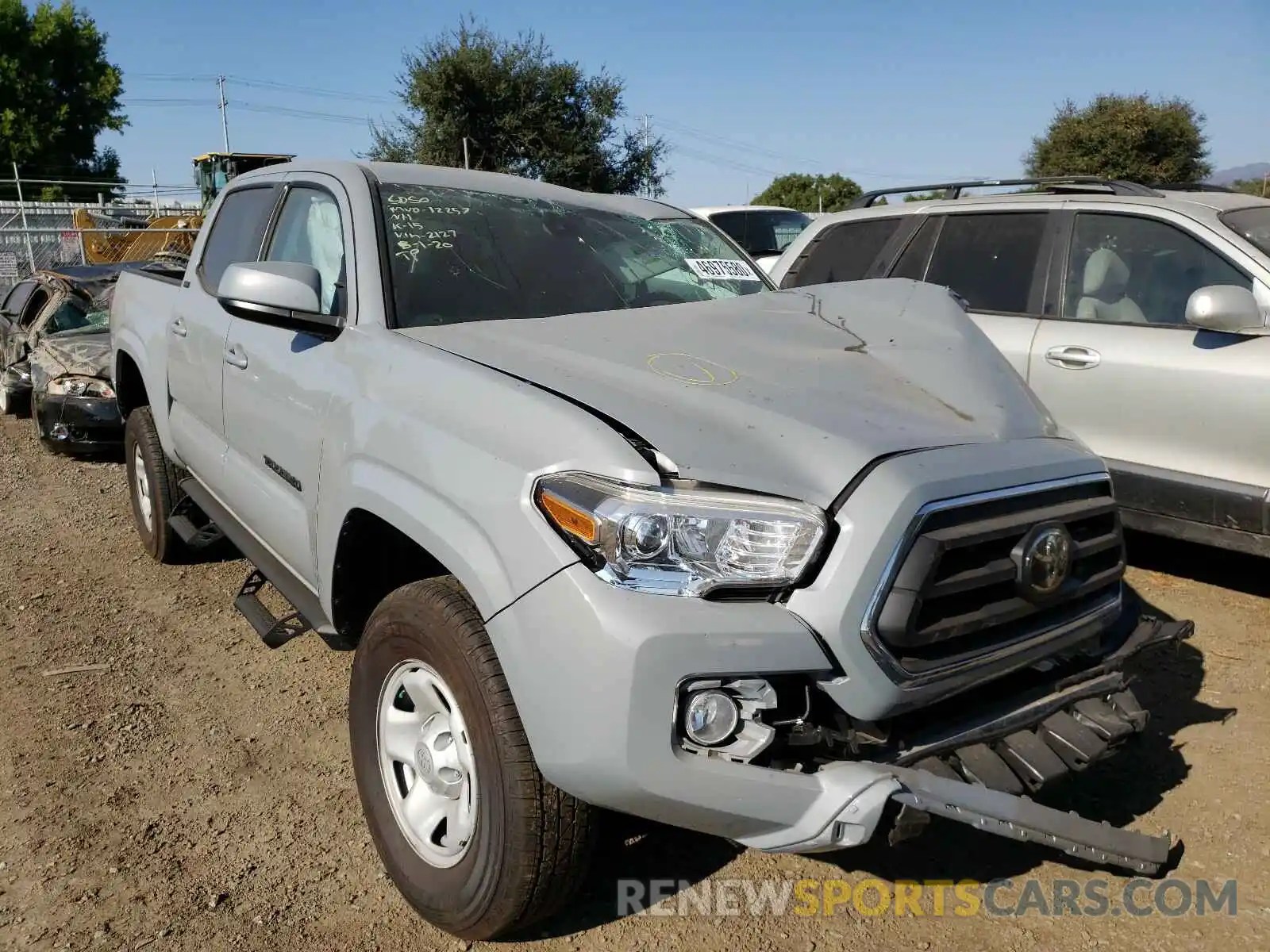 1 Photograph of a damaged car 5TFAX5GN7LX182127 TOYOTA TACOMA 2020