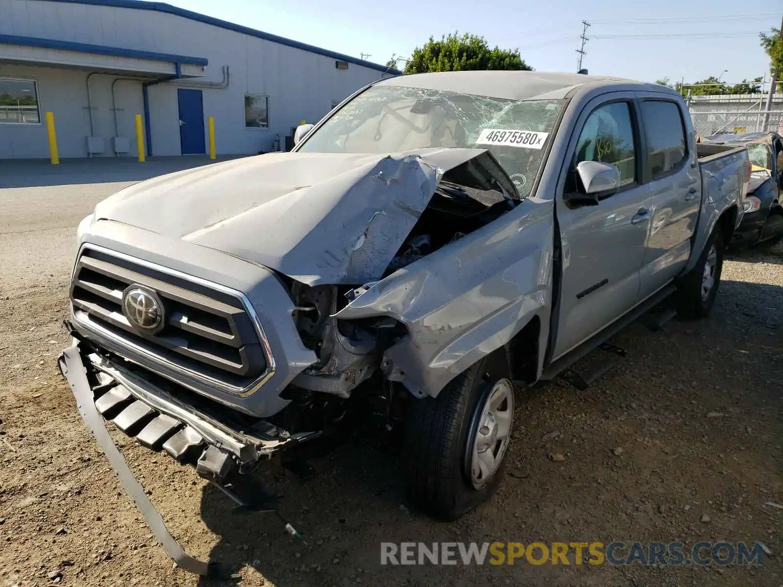 2 Photograph of a damaged car 5TFAX5GN7LX182127 TOYOTA TACOMA 2020