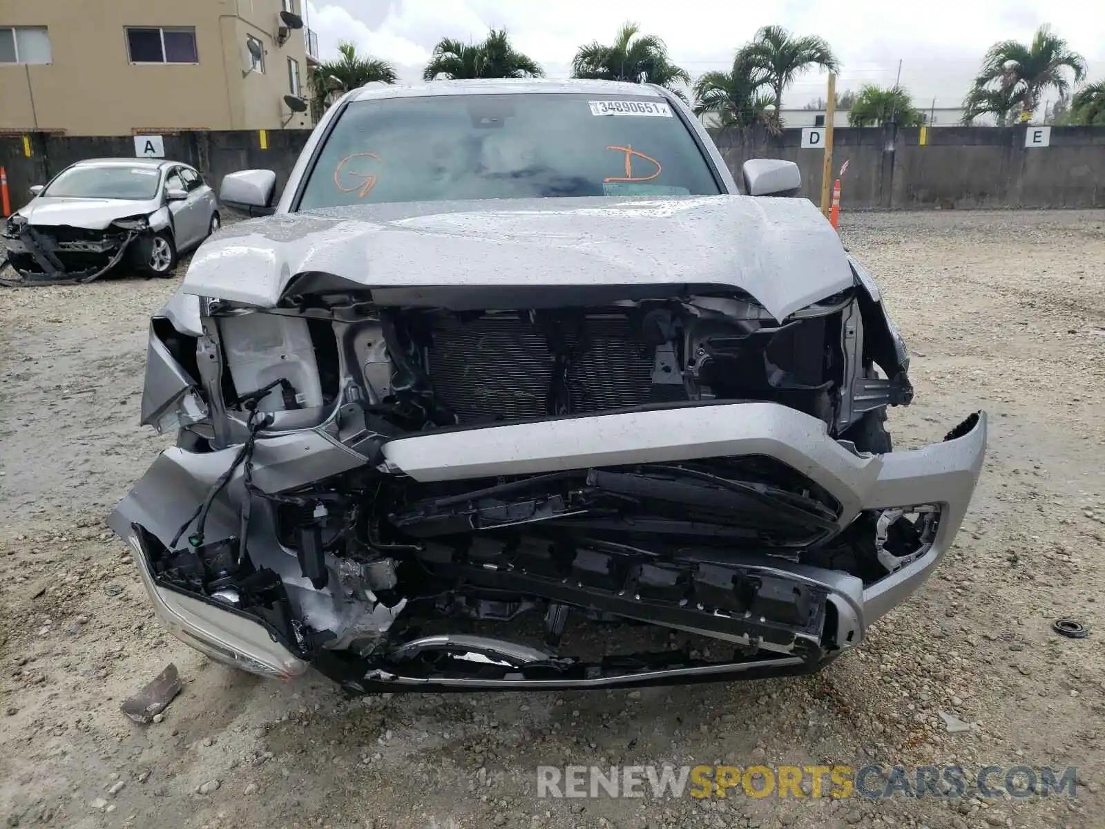 9 Photograph of a damaged car 5TFAX5GN7LX183388 TOYOTA TACOMA 2020