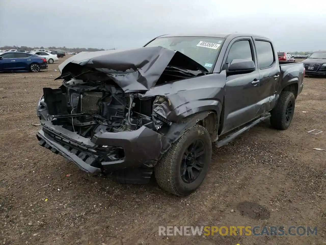 2 Photograph of a damaged car 5TFAX5GN7LX186842 TOYOTA TACOMA 2020