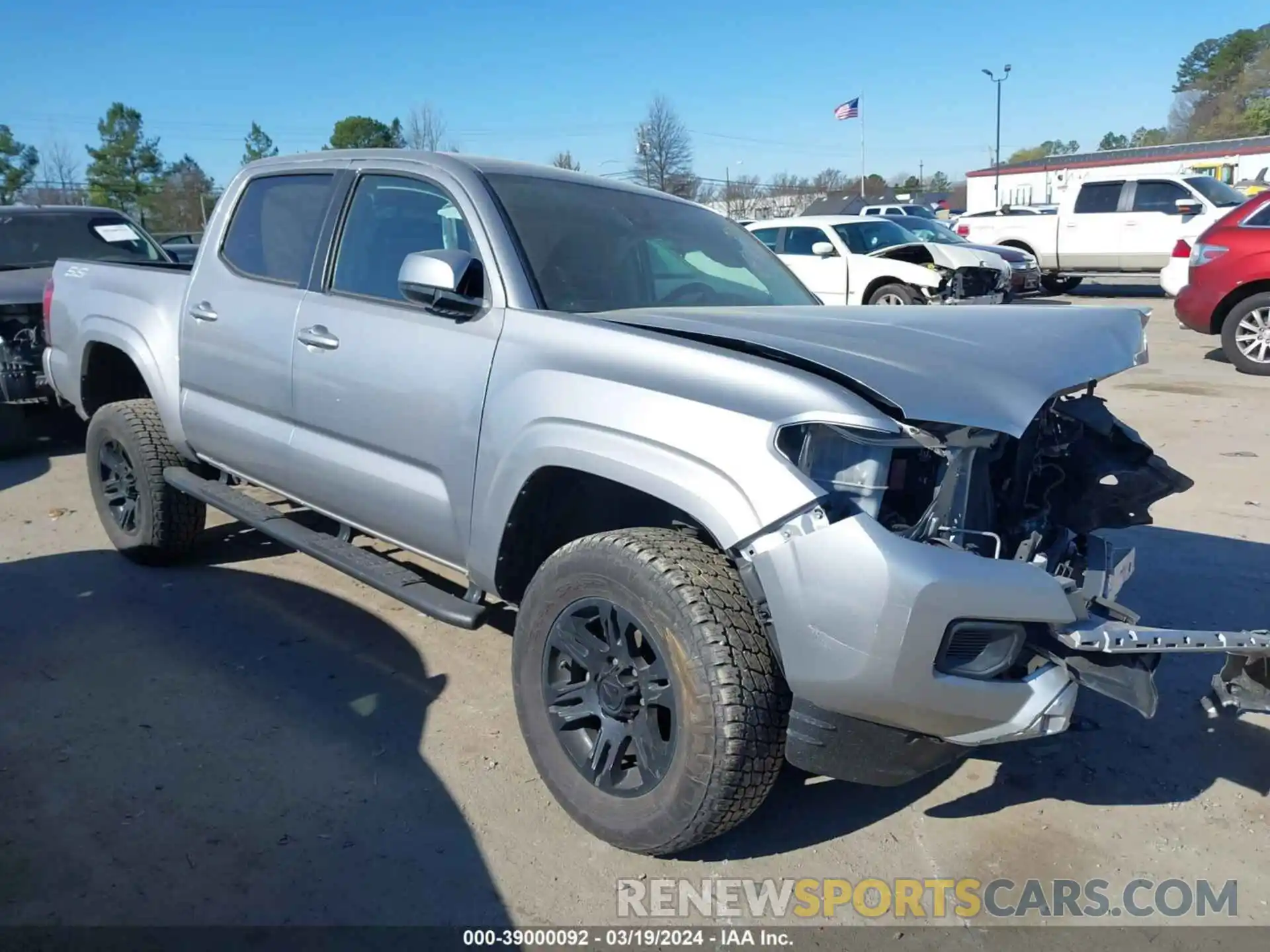 1 Photograph of a damaged car 5TFAX5GN7LX188476 TOYOTA TACOMA 2020