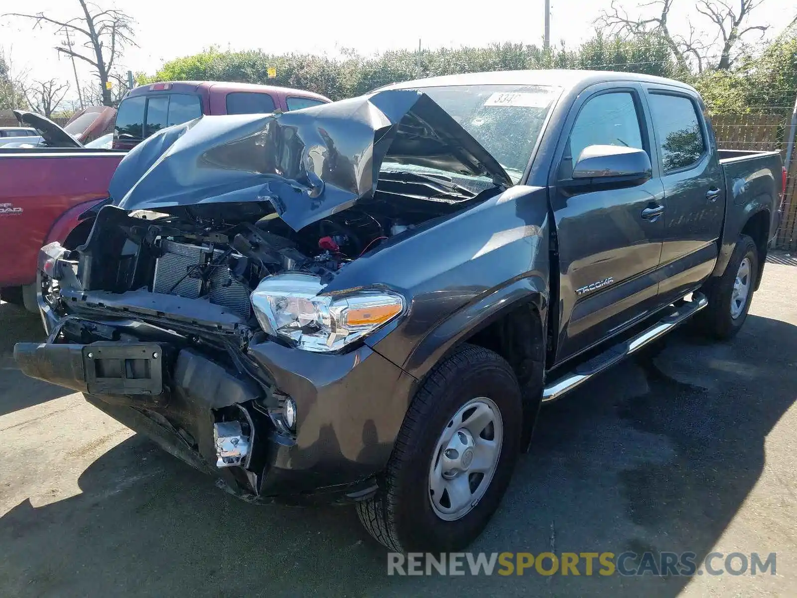 2 Photograph of a damaged car 5TFAX5GN8LX167054 TOYOTA TACOMA 2020