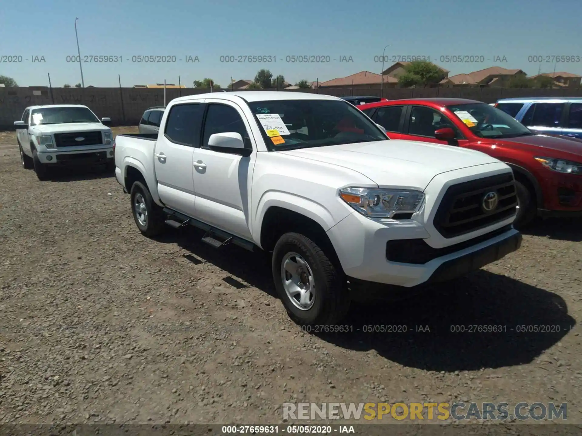 1 Photograph of a damaged car 5TFAX5GN8LX169760 TOYOTA TACOMA 2020