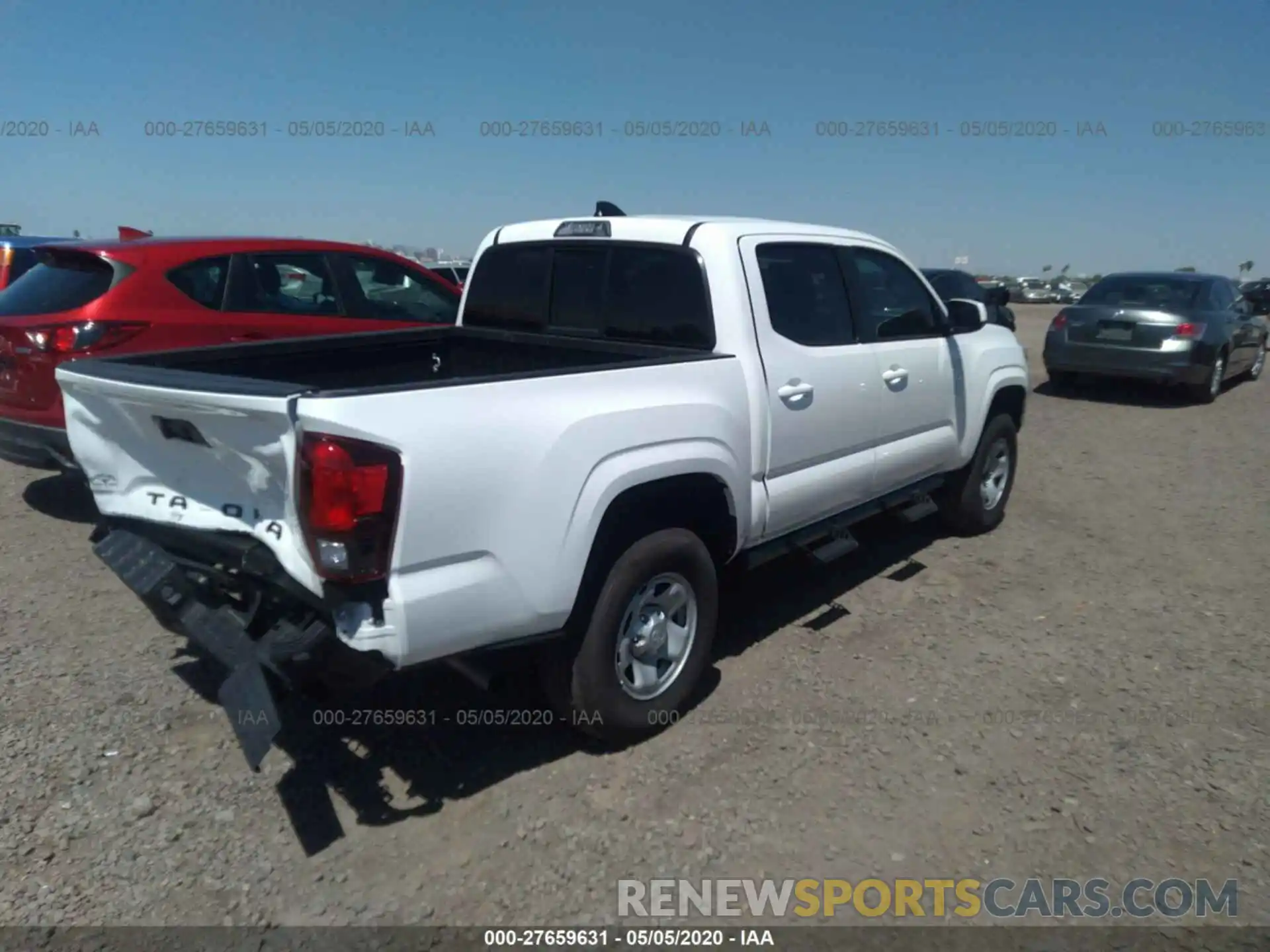 4 Photograph of a damaged car 5TFAX5GN8LX169760 TOYOTA TACOMA 2020