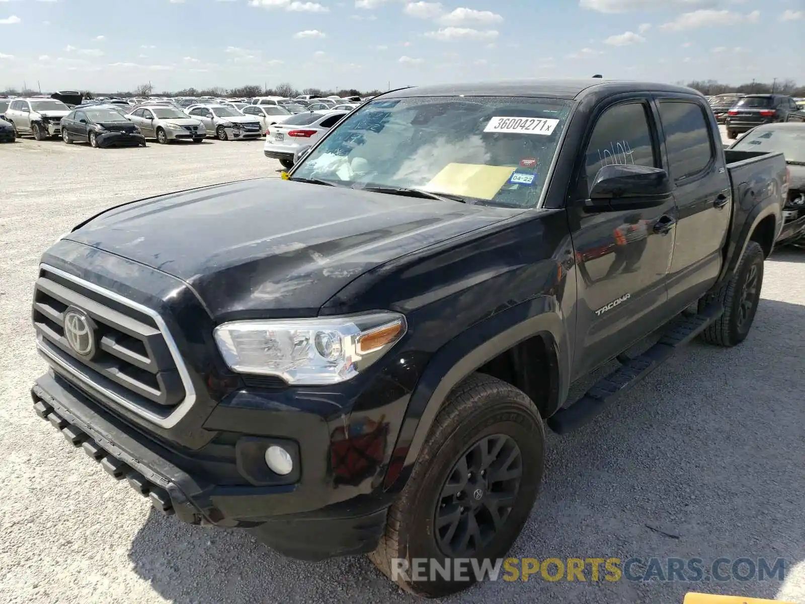 2 Photograph of a damaged car 5TFAX5GN8LX181214 TOYOTA TACOMA 2020