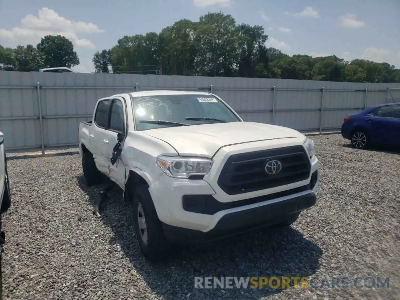 1 Photograph of a damaged car 5TFAX5GN8LX185831 TOYOTA TACOMA 2020