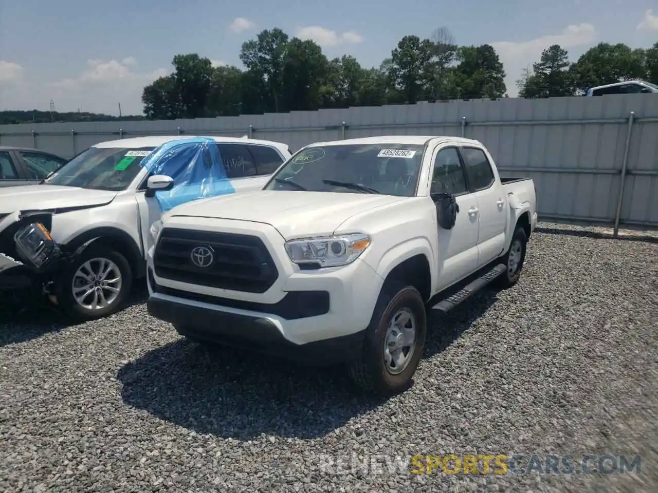 2 Photograph of a damaged car 5TFAX5GN8LX185831 TOYOTA TACOMA 2020