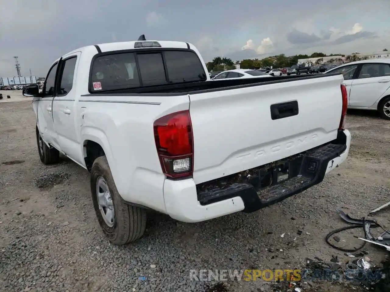 3 Photograph of a damaged car 5TFAX5GN8LX186364 TOYOTA TACOMA 2020