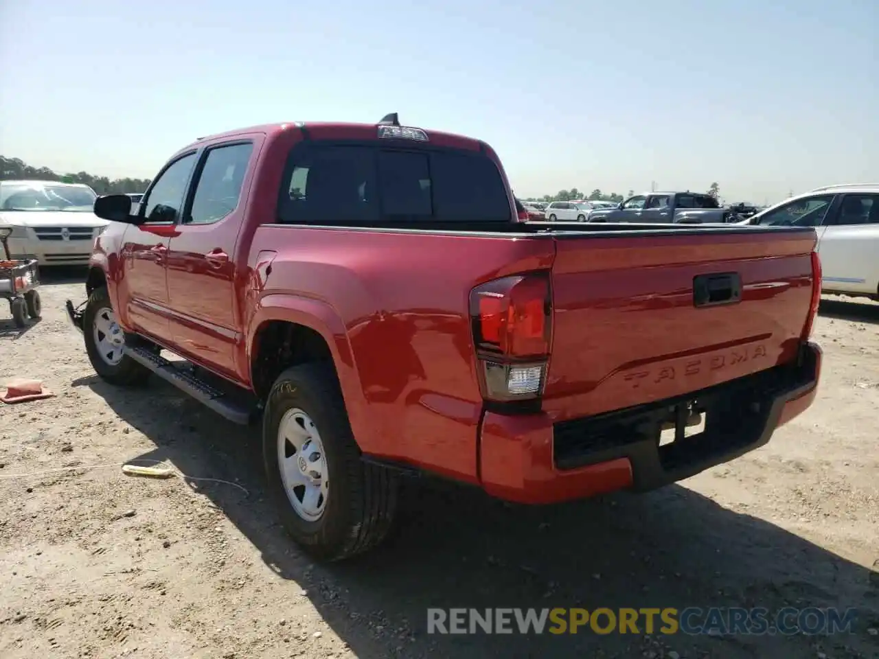 3 Photograph of a damaged car 5TFAX5GN8LX187479 TOYOTA TACOMA 2020