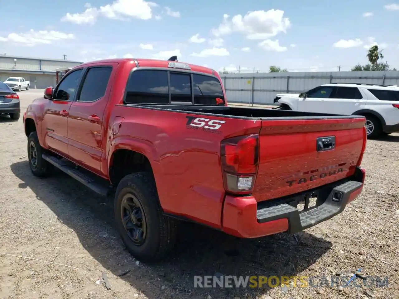 3 Photograph of a damaged car 5TFAX5GN8LX188390 TOYOTA TACOMA 2020