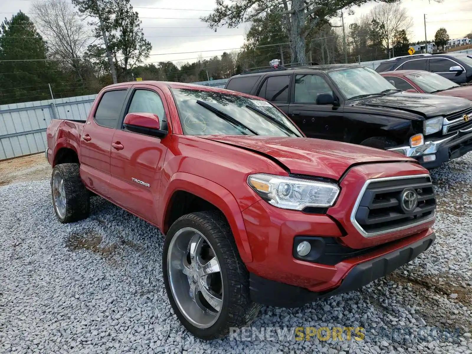 1 Photograph of a damaged car 5TFAX5GN8LX188728 TOYOTA TACOMA 2020