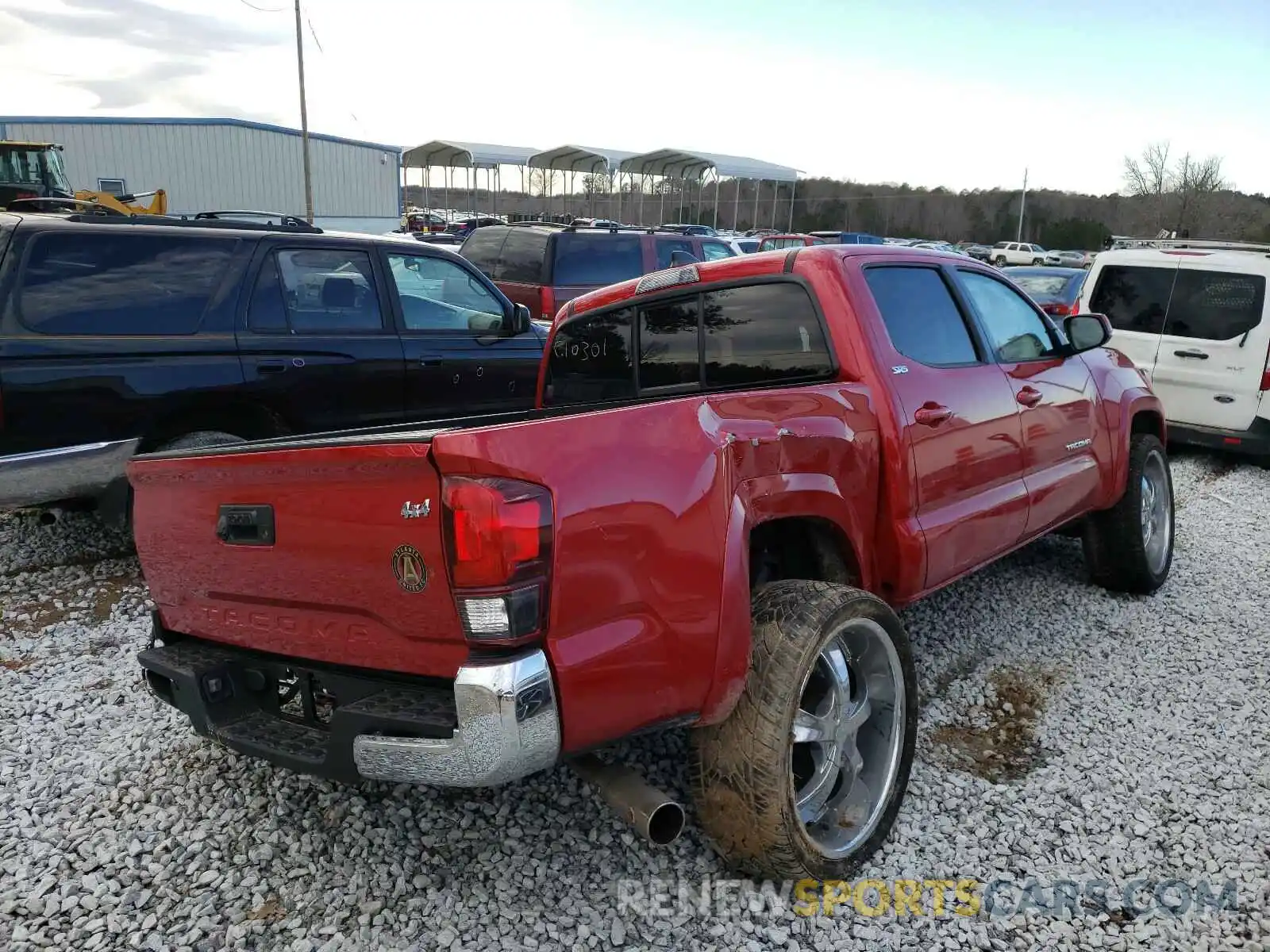 4 Photograph of a damaged car 5TFAX5GN8LX188728 TOYOTA TACOMA 2020