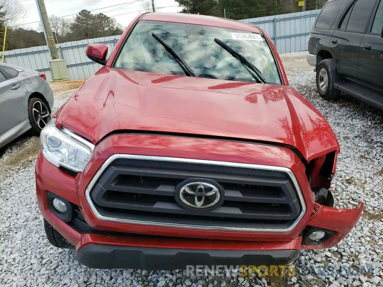 7 Photograph of a damaged car 5TFAX5GN8LX188728 TOYOTA TACOMA 2020