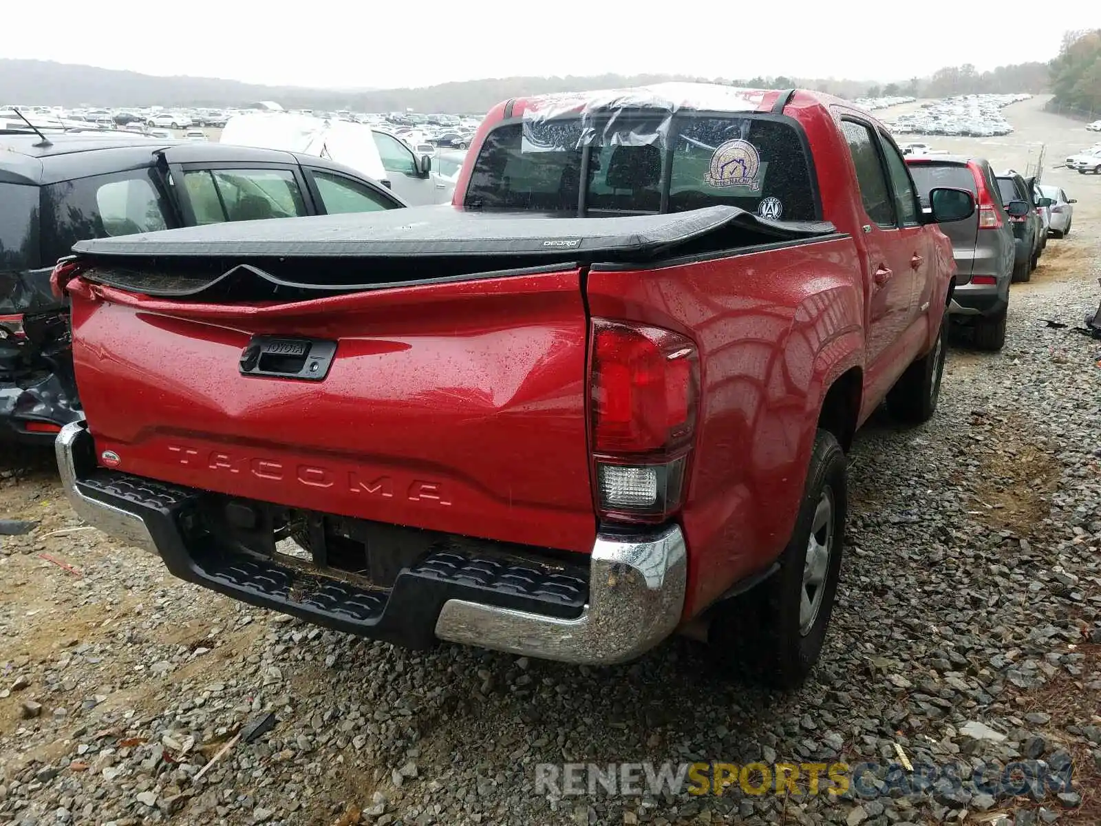 4 Photograph of a damaged car 5TFAX5GN9LX166690 TOYOTA TACOMA 2020