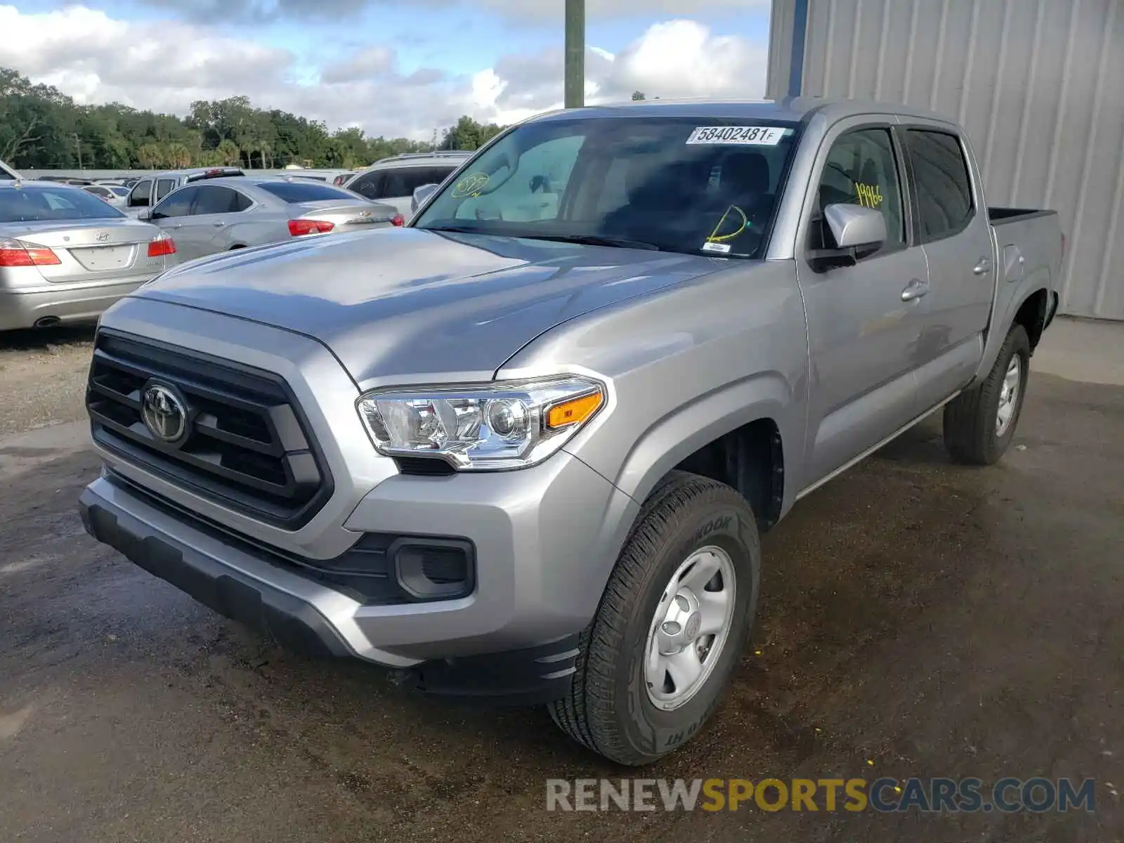 2 Photograph of a damaged car 5TFAX5GN9LX166821 TOYOTA TACOMA 2020