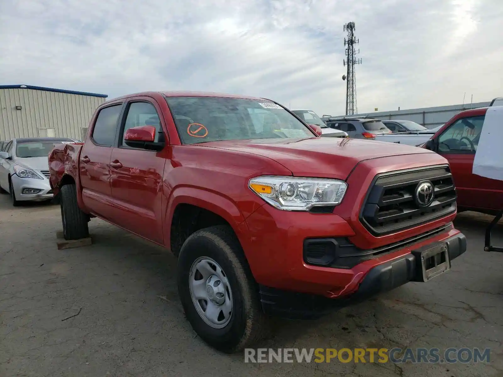 1 Photograph of a damaged car 5TFAX5GN9LX169914 TOYOTA TACOMA 2020