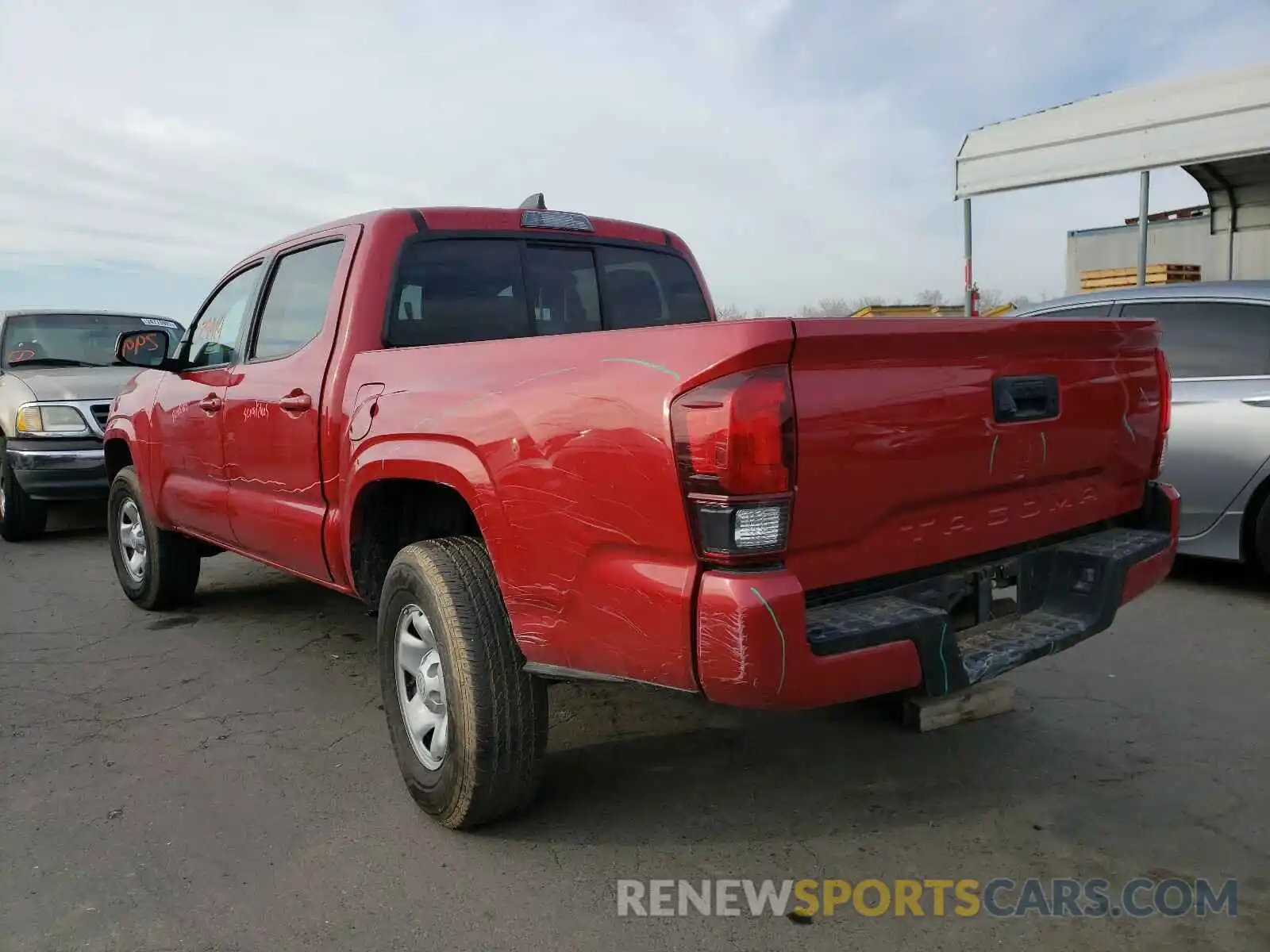 3 Photograph of a damaged car 5TFAX5GN9LX169914 TOYOTA TACOMA 2020