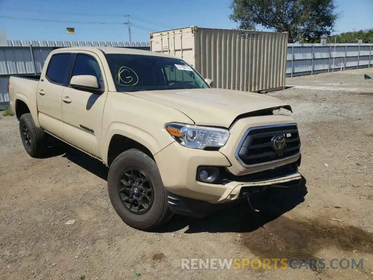 1 Photograph of a damaged car 5TFAX5GN9LX172019 TOYOTA TACOMA 2020