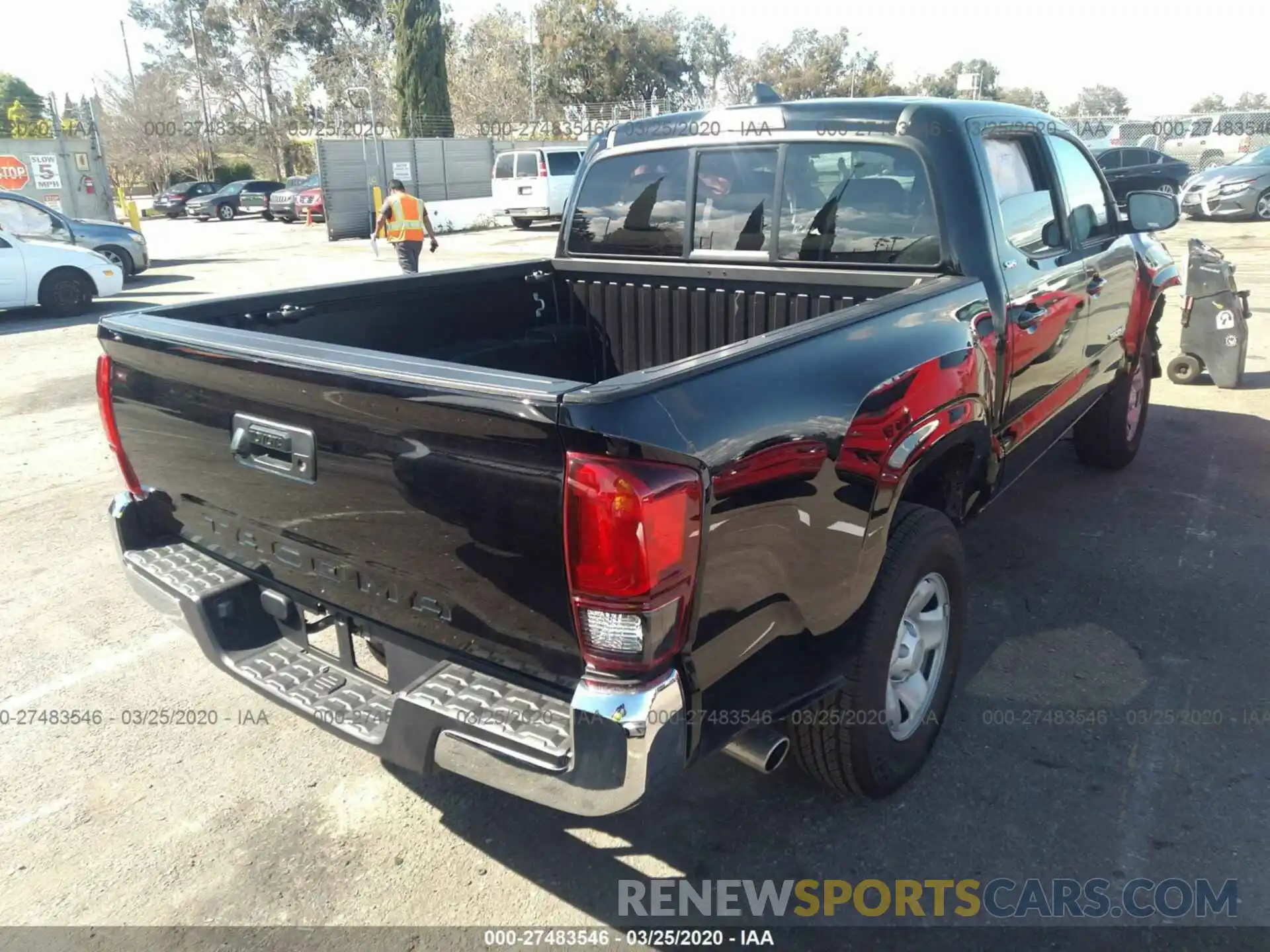 4 Photograph of a damaged car 5TFAX5GN9LX175695 TOYOTA TACOMA 2020