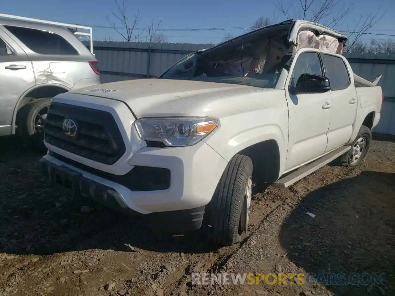 2 Photograph of a damaged car 5TFAX5GN9LX177639 TOYOTA TACOMA 2020