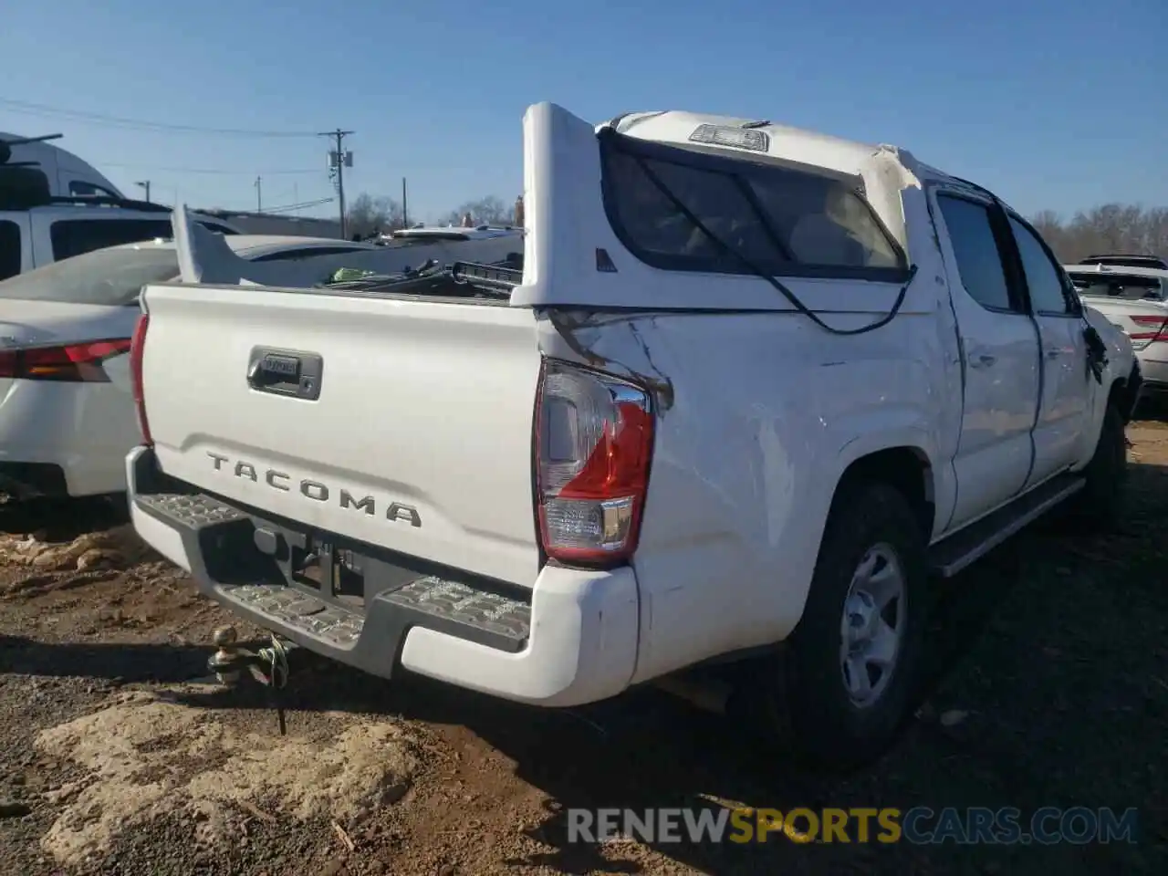 4 Photograph of a damaged car 5TFAX5GN9LX177639 TOYOTA TACOMA 2020