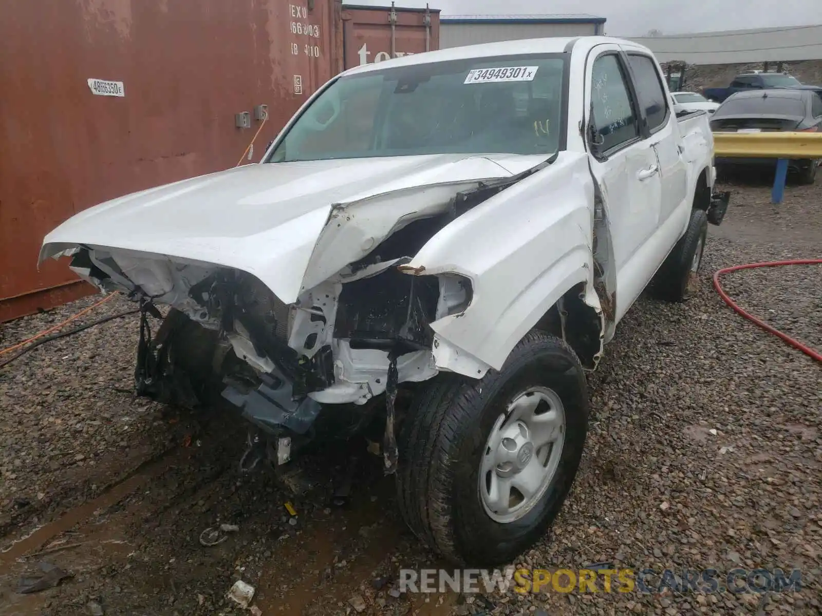 2 Photograph of a damaged car 5TFAX5GN9LX183795 TOYOTA TACOMA 2020