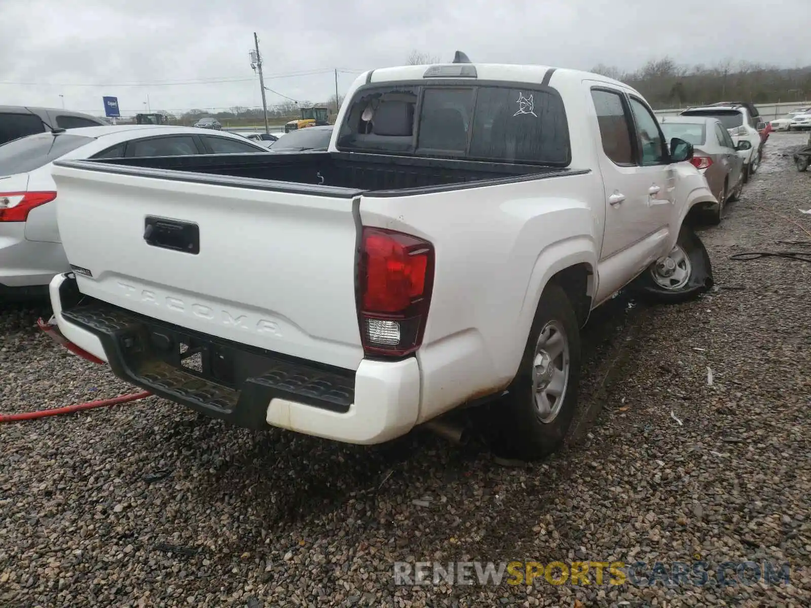 4 Photograph of a damaged car 5TFAX5GN9LX183795 TOYOTA TACOMA 2020