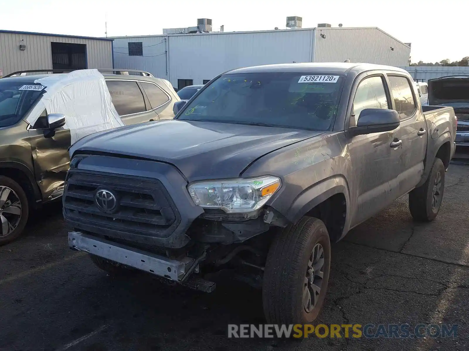 2 Photograph of a damaged car 5TFAX5GN9LX186731 TOYOTA TACOMA 2020