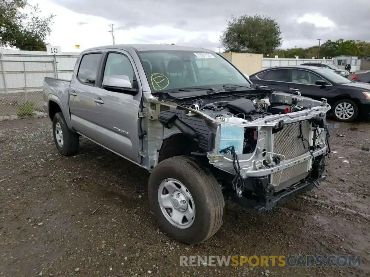 1 Photograph of a damaged car 5TFAX5GN9LX187930 TOYOTA TACOMA 2020