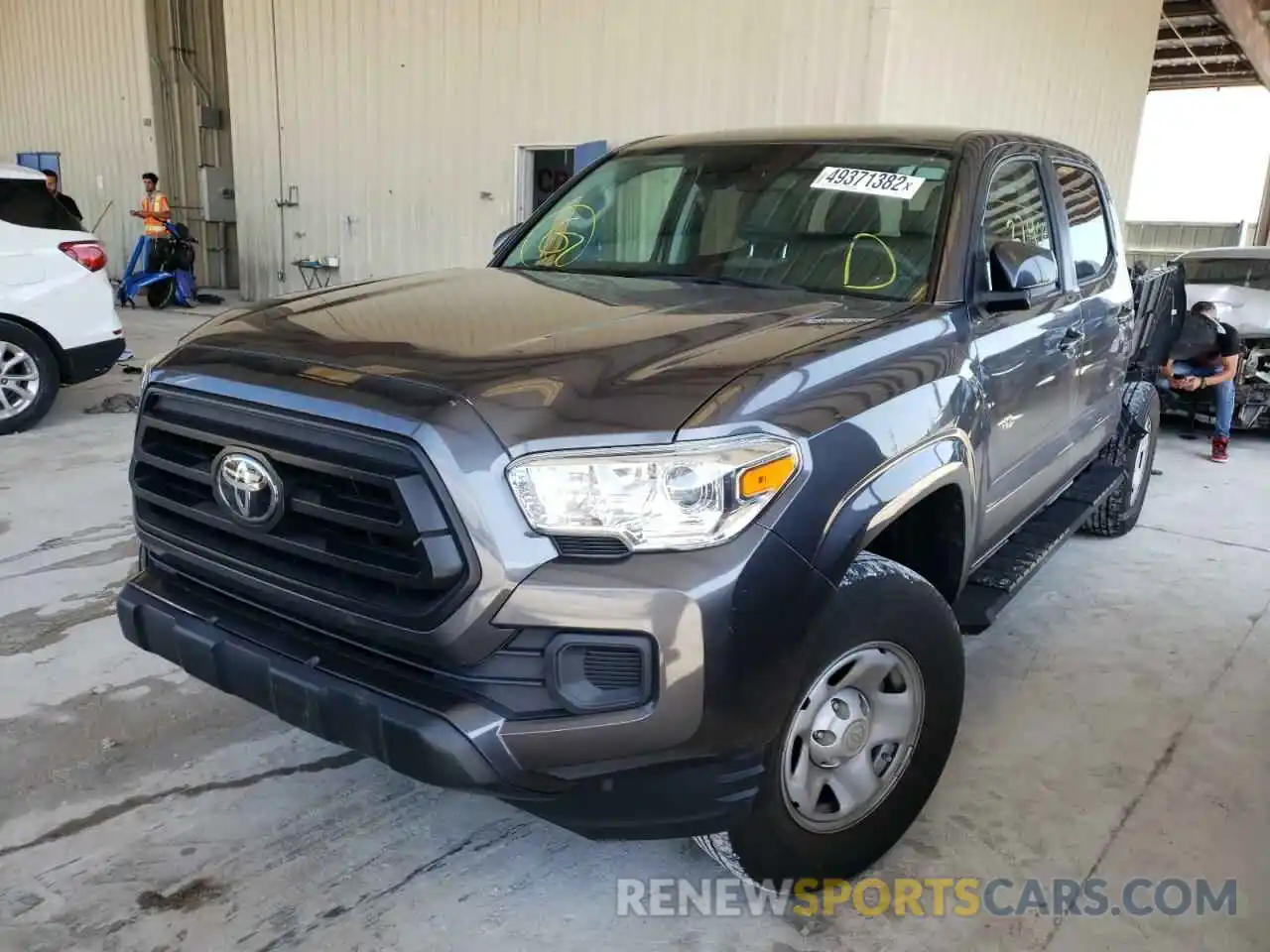 2 Photograph of a damaged car 5TFAX5GNXLX167184 TOYOTA TACOMA 2020