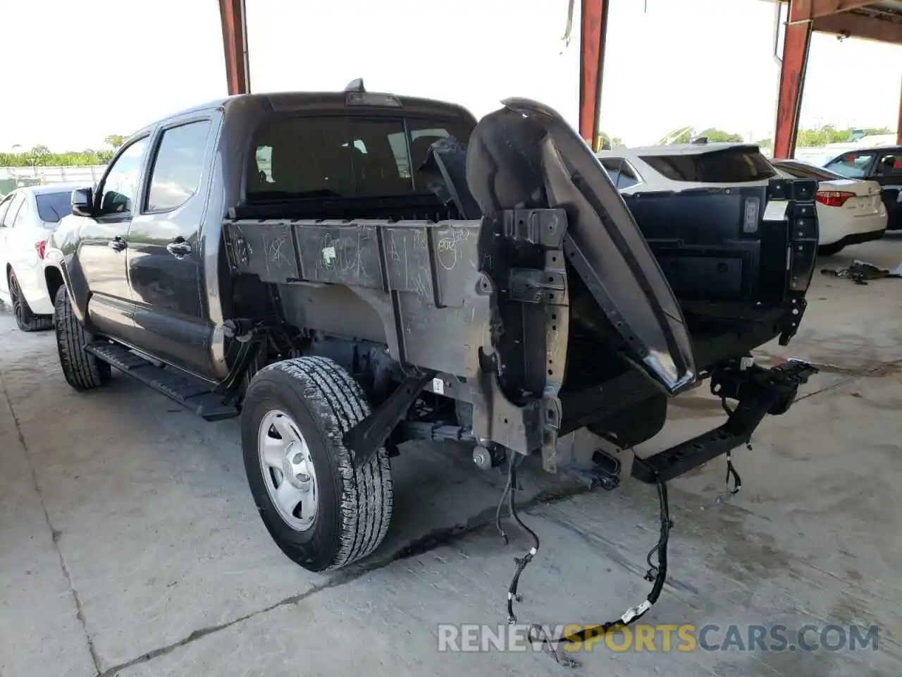 3 Photograph of a damaged car 5TFAX5GNXLX167184 TOYOTA TACOMA 2020