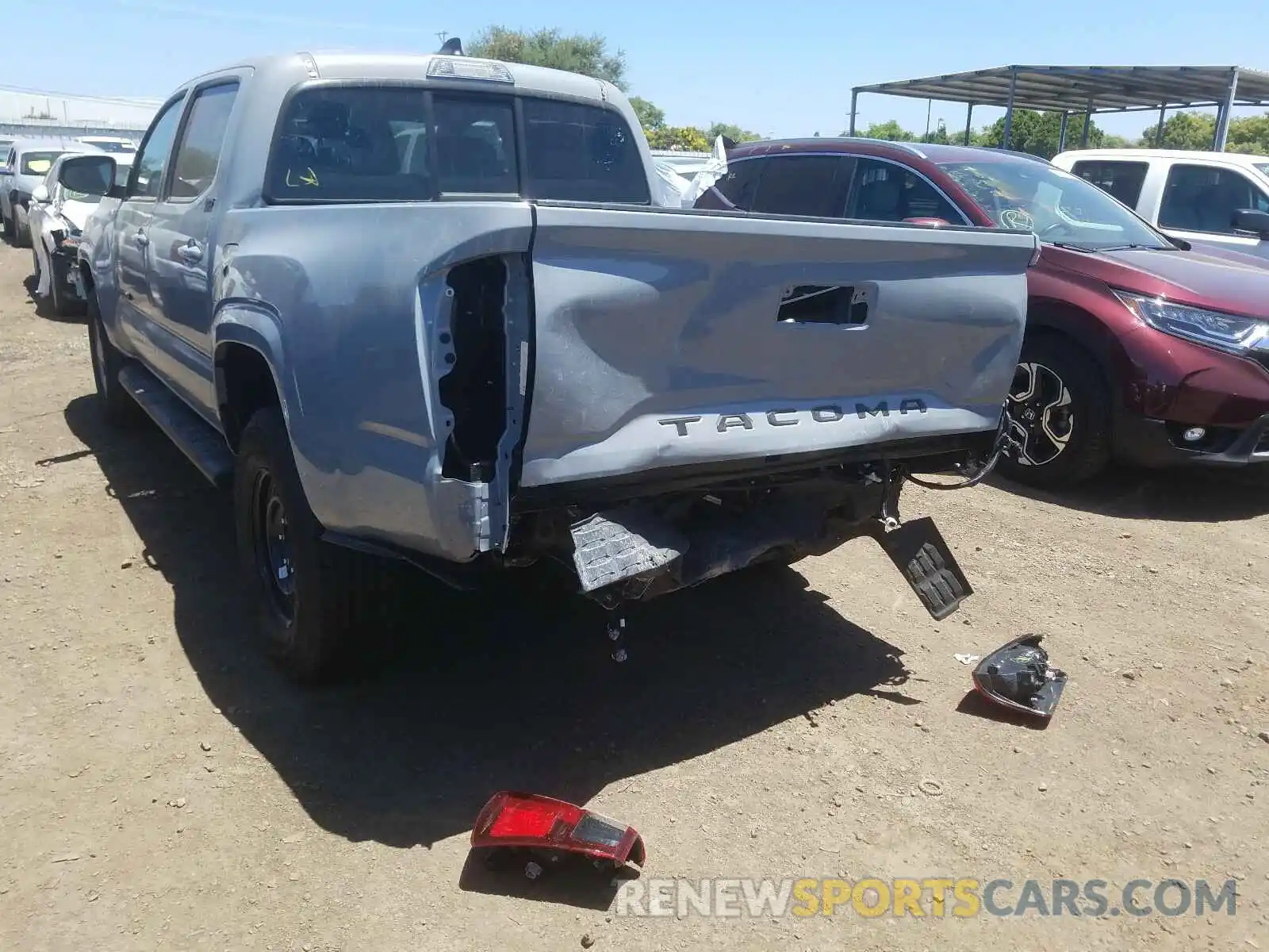 3 Photograph of a damaged car 5TFAX5GNXLX172417 TOYOTA TACOMA 2020